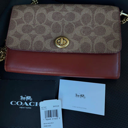 Coach Marlow Turnlock Crossbody Clutch Bag
