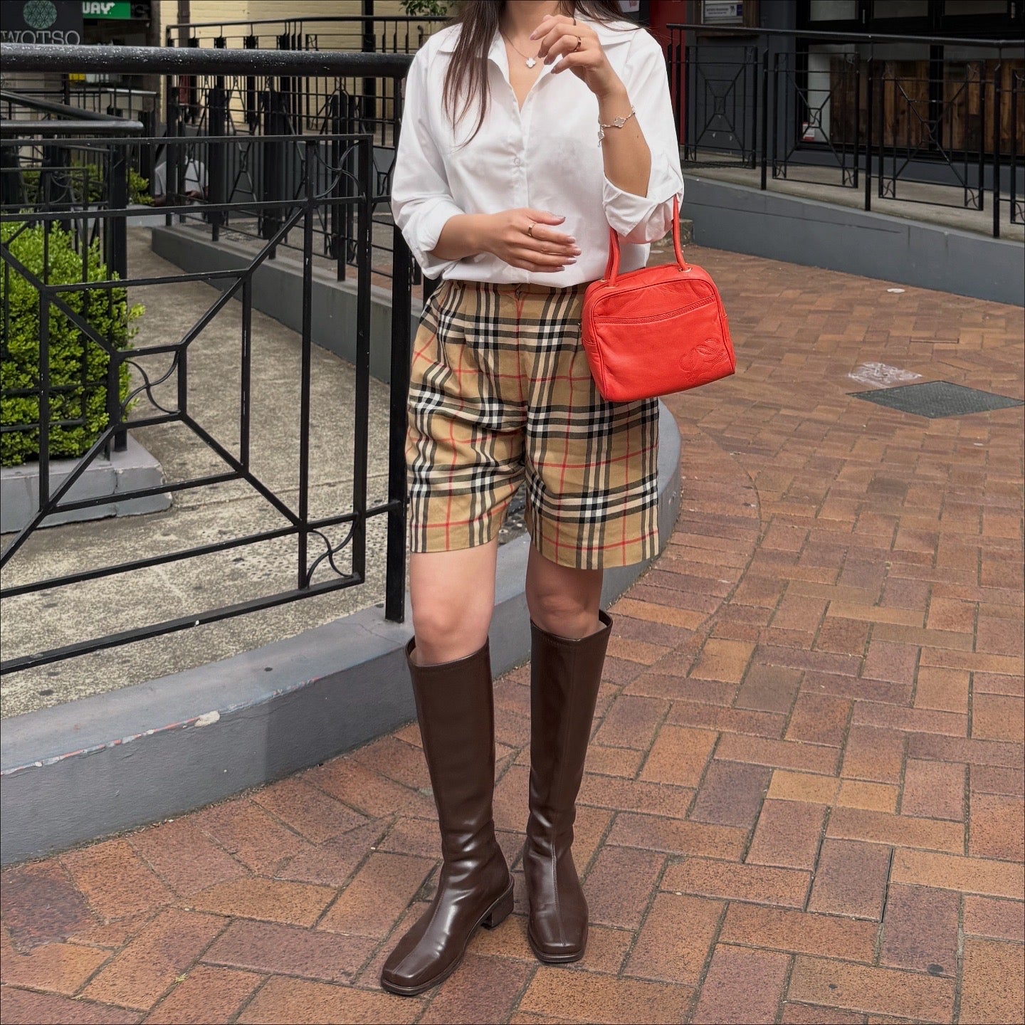 Loewe Anagram Small Boston Bag