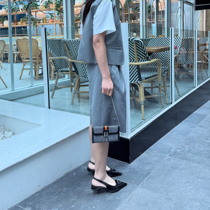 Dior Trotter Flight Line Denim Leather Wallet