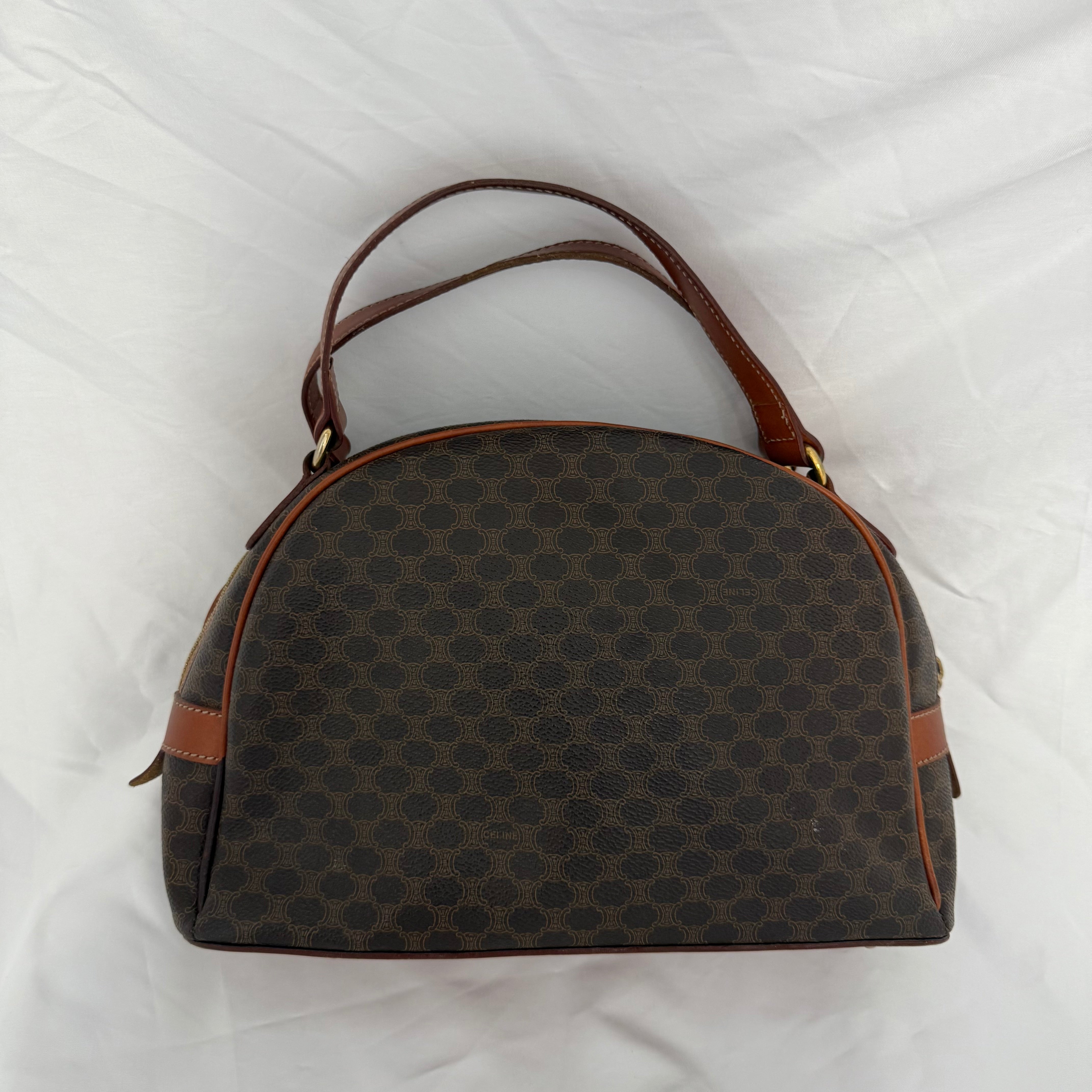 Celine Macadam Triomphe Dome Handbag