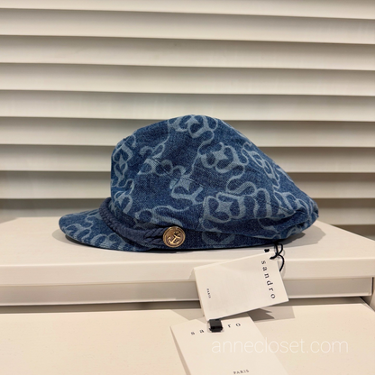SANDRO Denim Cap