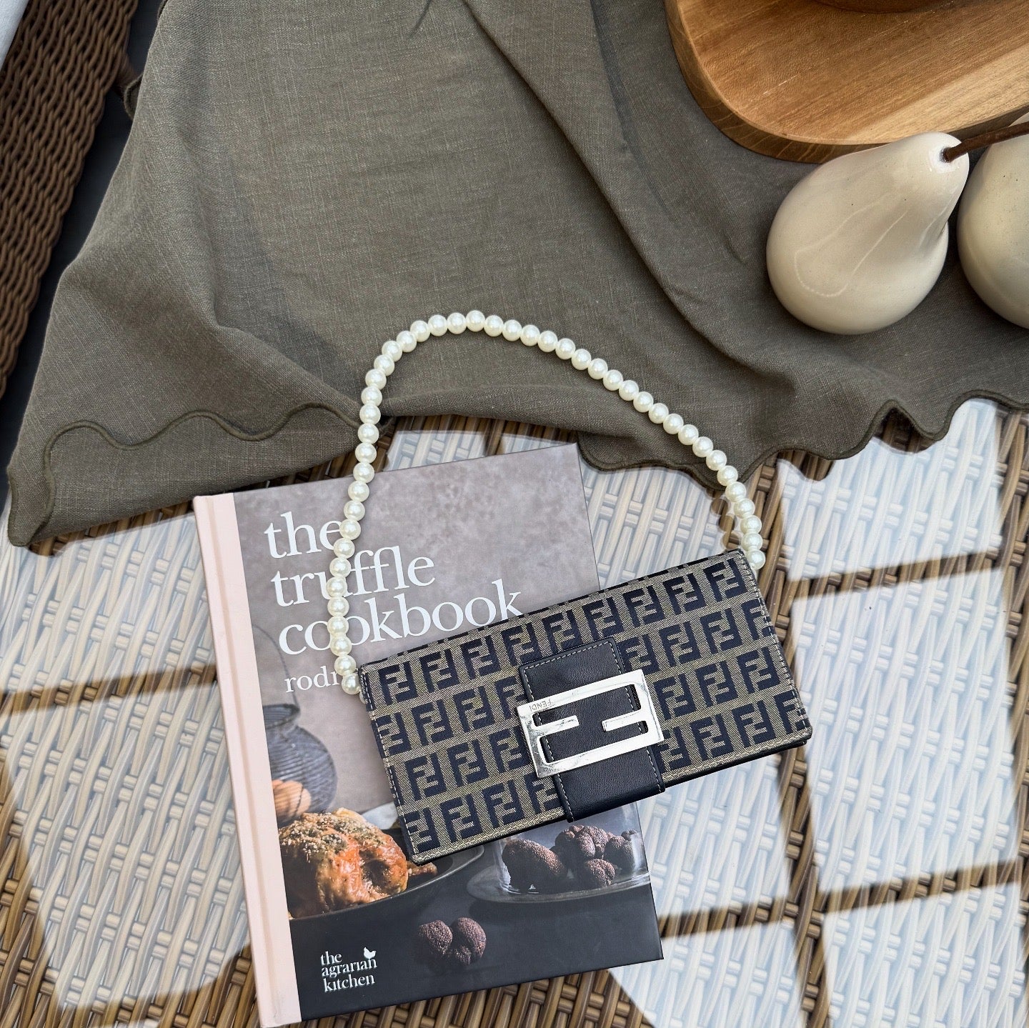 FENDI Long Wallet Zucca Vintage Canvas