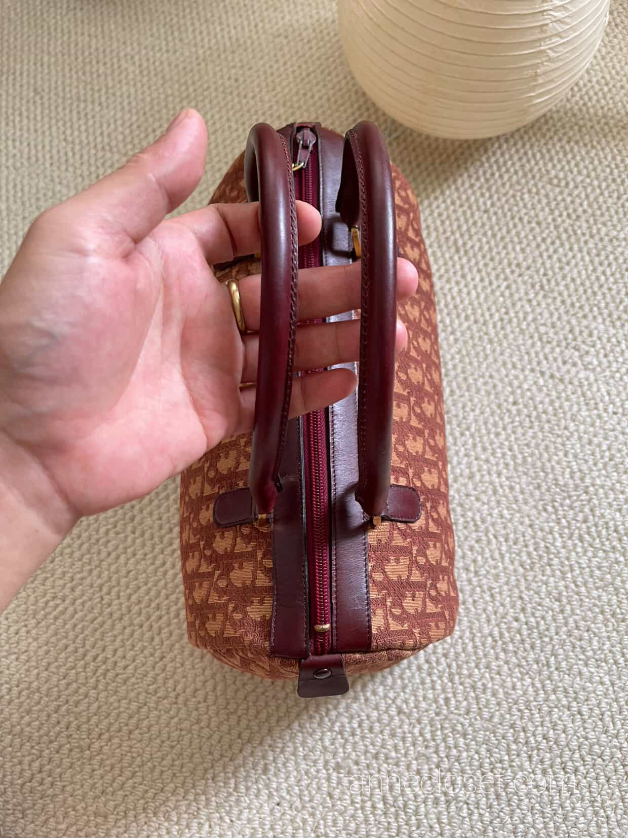Christian Dior Vintage Bowling Bag