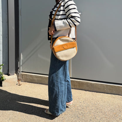 Gucci Vintage GG Canvas Crossbody Shoulder Bag
