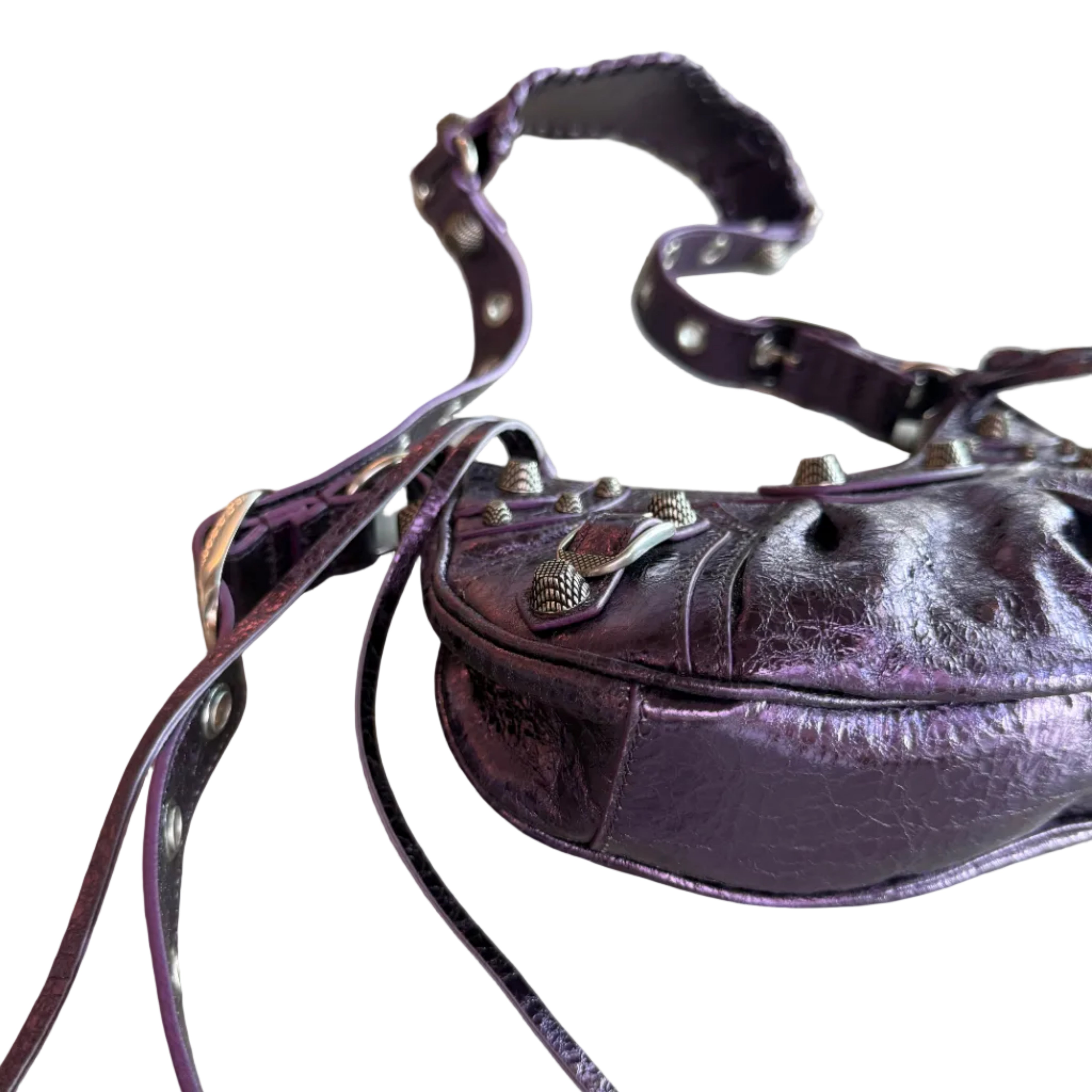 Balenciaga Le Cagole Shoulder Bag XS in Purple