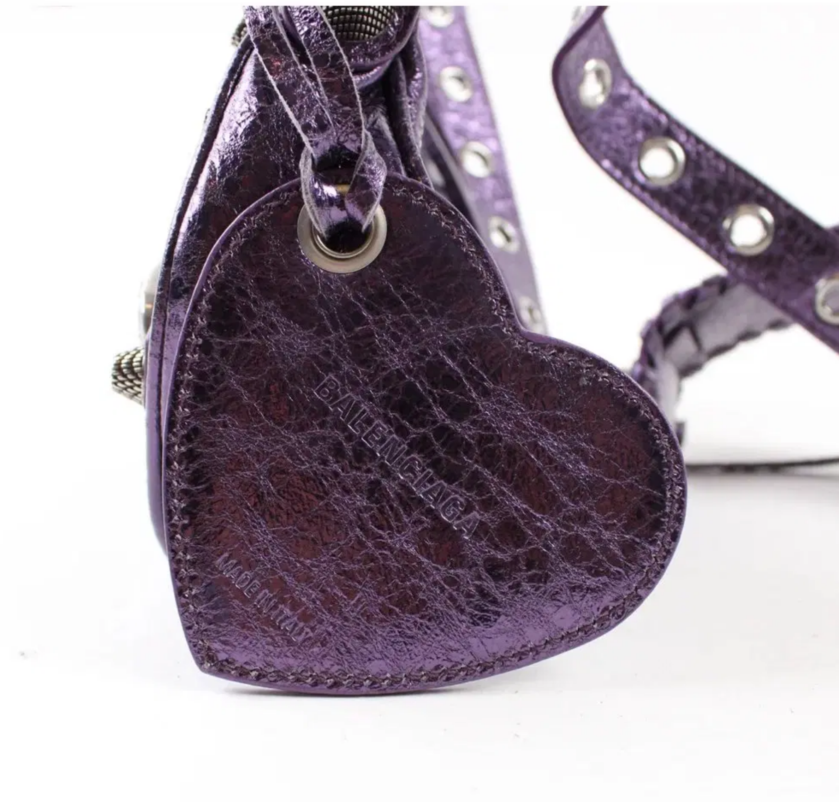 Balenciaga Le Cagole Shoulder Bag XS in Purple