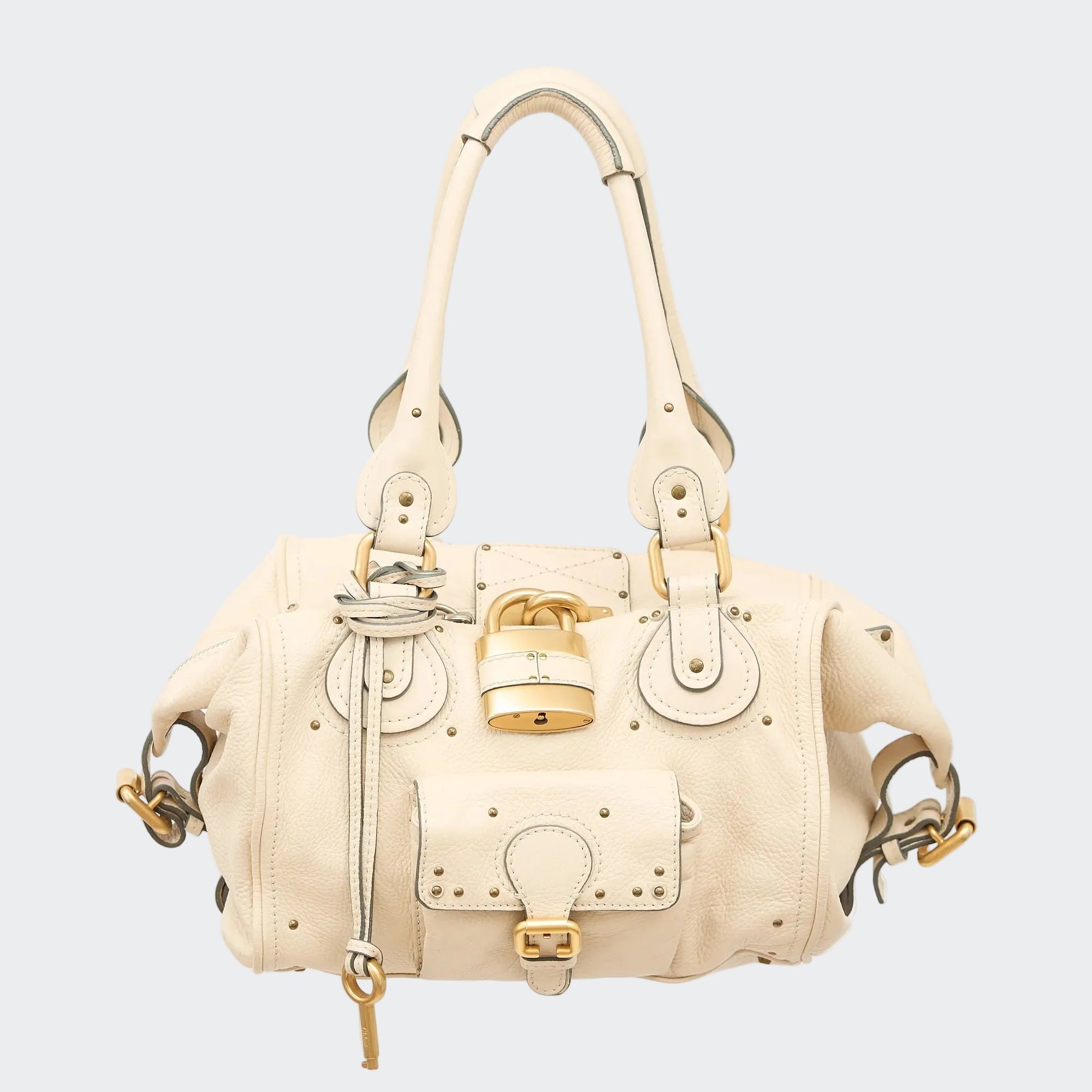Chloe Paddington Ivory Shoulder Bag