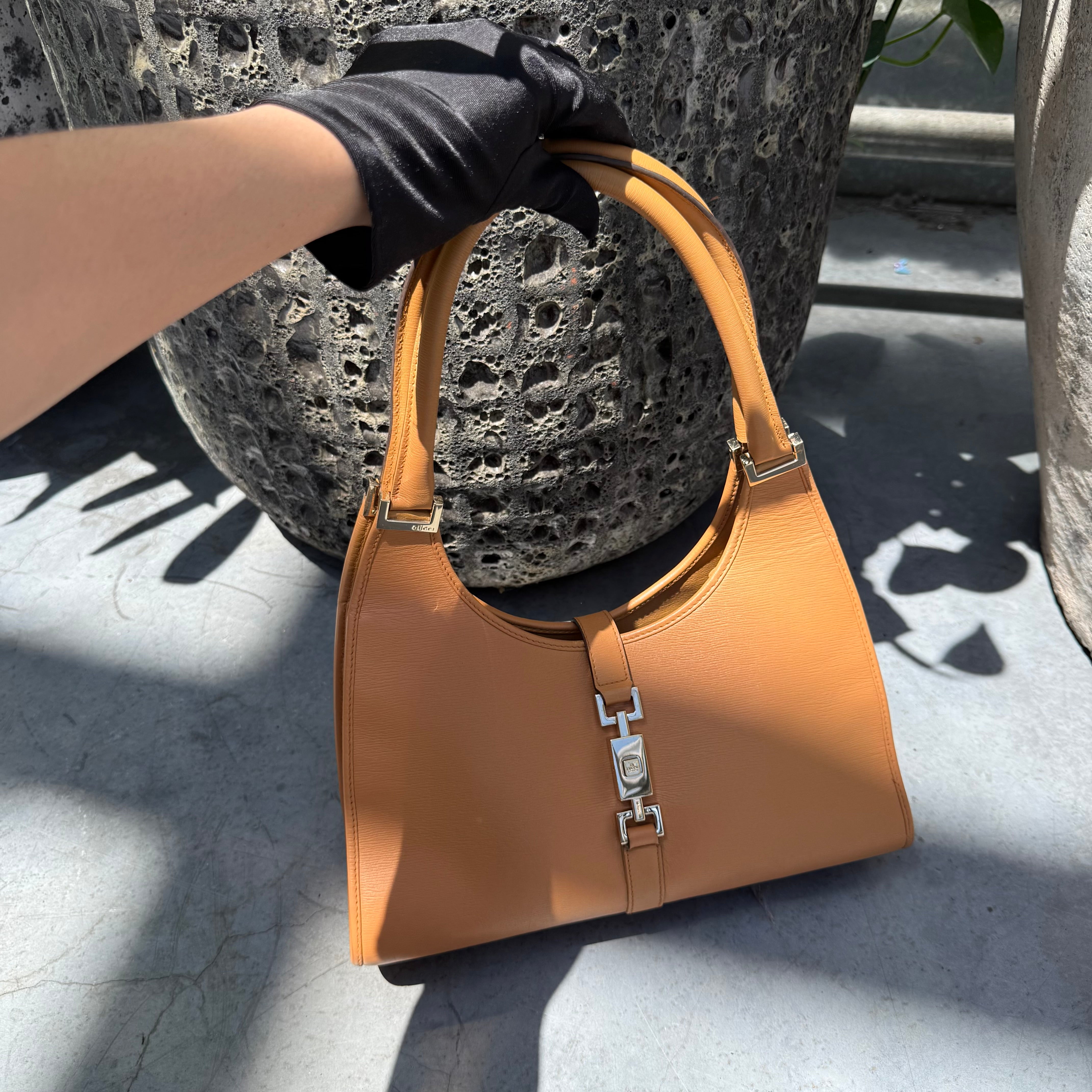 Gucci Jackie 1961 Brown Leather