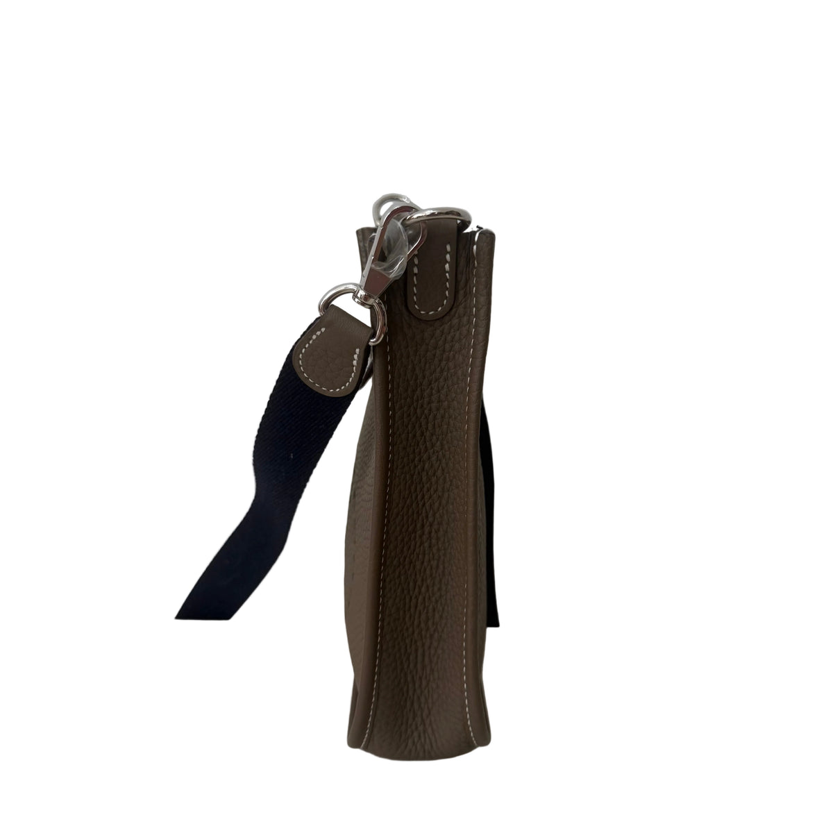 Hermes Evelyne 16 Clemence Etoupe/Bleu Indigo SHW