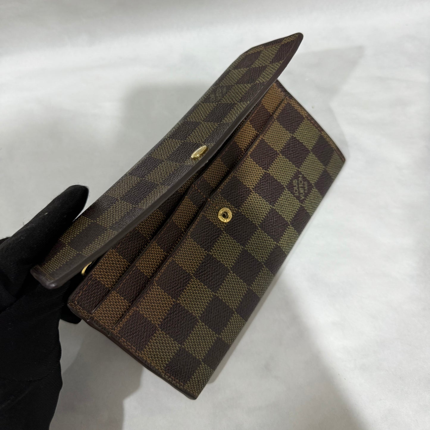 Louis Vuitton Sarah Wallet Damier Ebene
