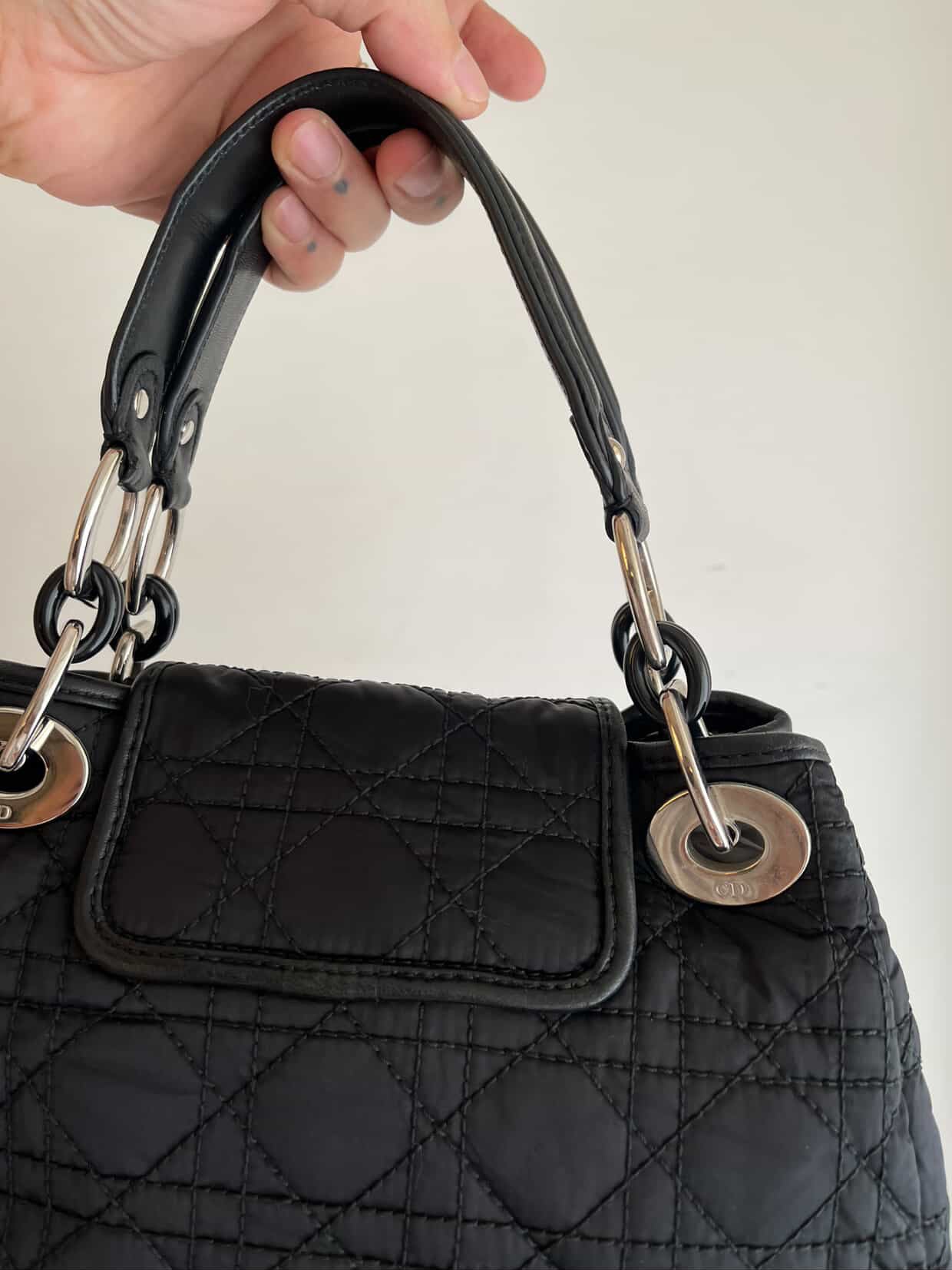 Dior Charming Nylon Cannage Tote