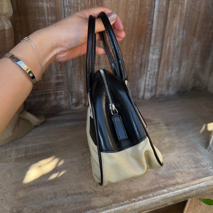 Prada Vintage Nylon Hand Bowling Bag