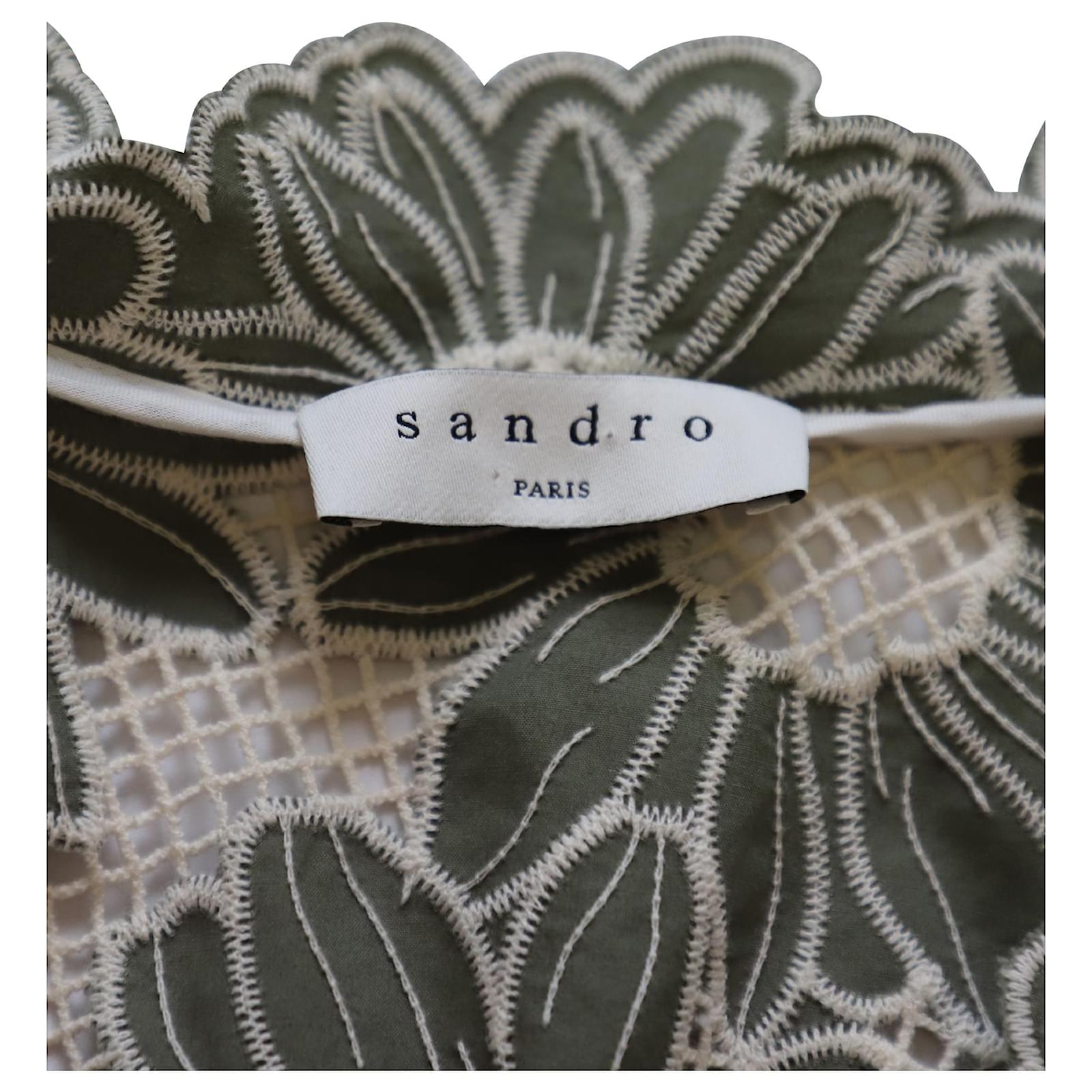 SANDRO Guipure lace dress
