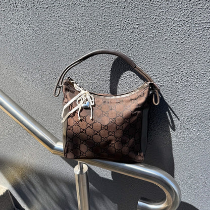 Gucci Tom Ford Slim Horsebit Brown Shoulder Bag