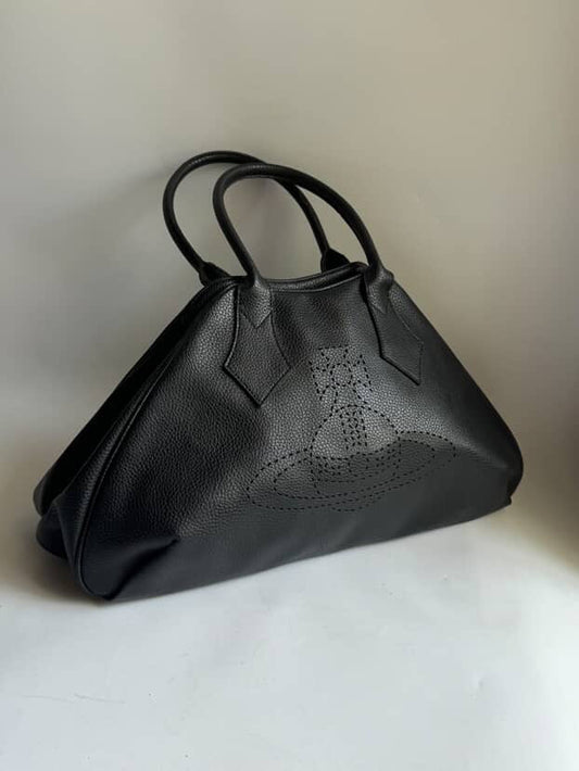 Vivienne Westwood Yasmin Orb Black Leather