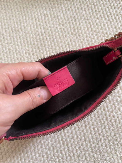 Gucci Suede Nailhead Pochette