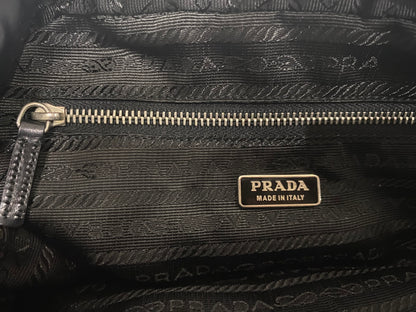 Prada Vintage Nylon Hand Bowling Bag
