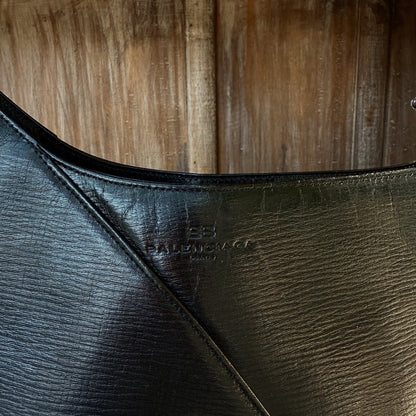 Balenciaga Black Leather Handbag