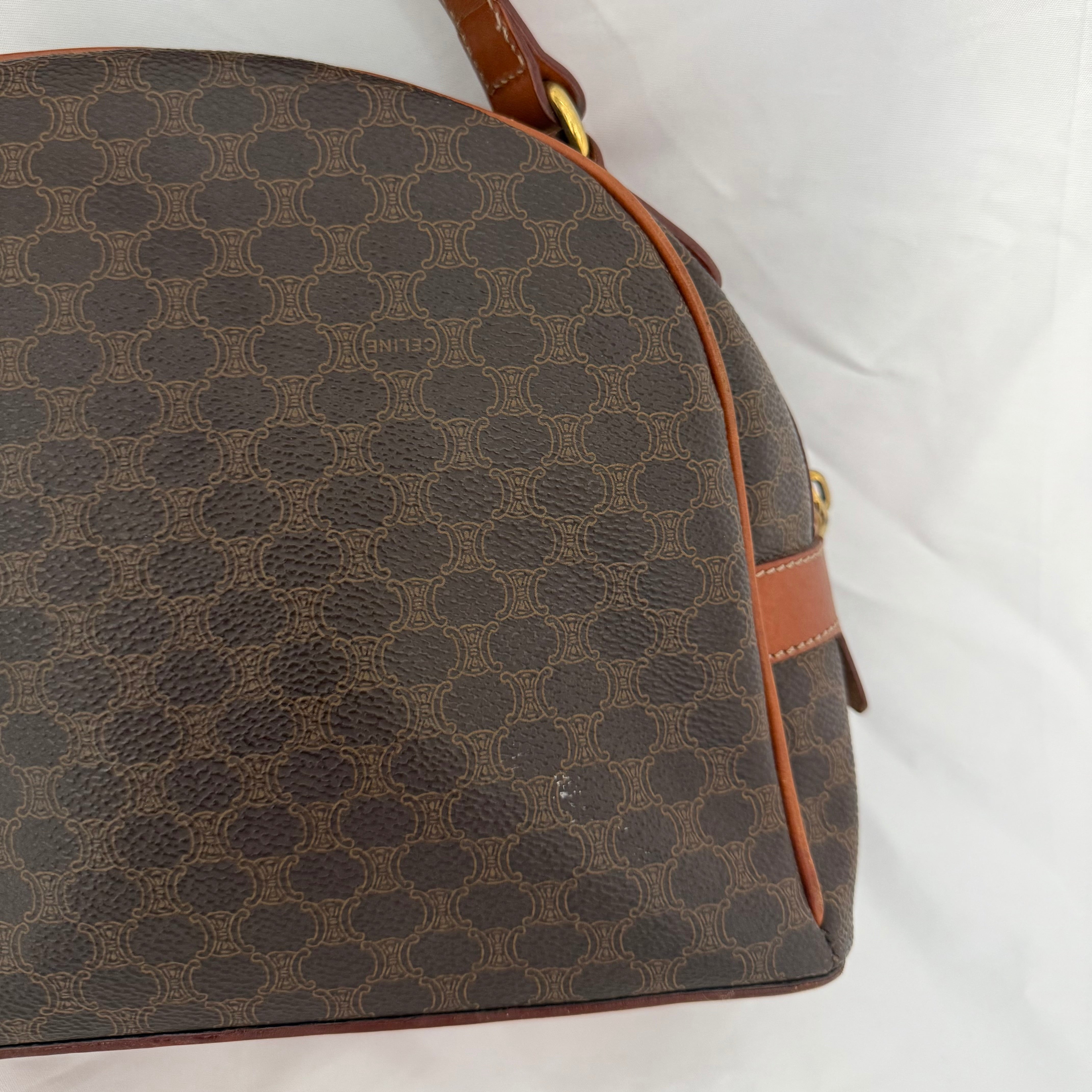 Celine Macadam Triomphe Dome Handbag