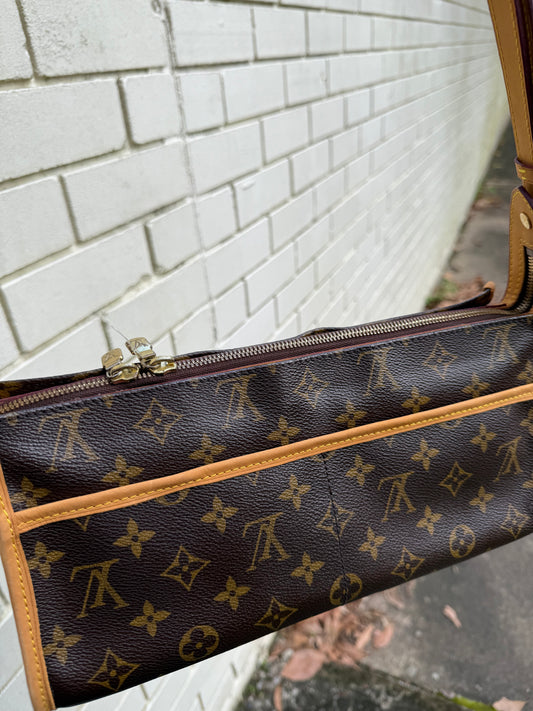 Louis Vuitton Vintage Popincourt Monogram Leather Crossbody
