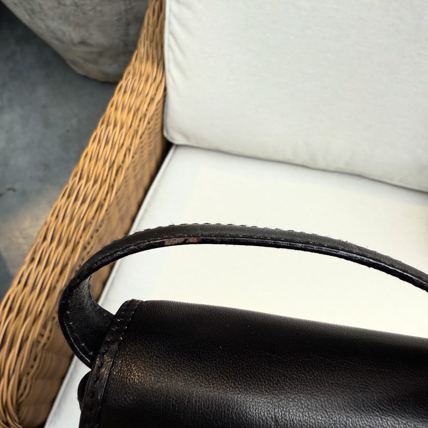 Celine Classic Black Leather Bag