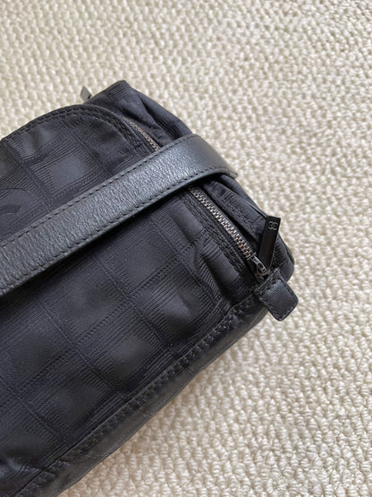 Chanel Black Nylon New Travel Line Vanity Bag