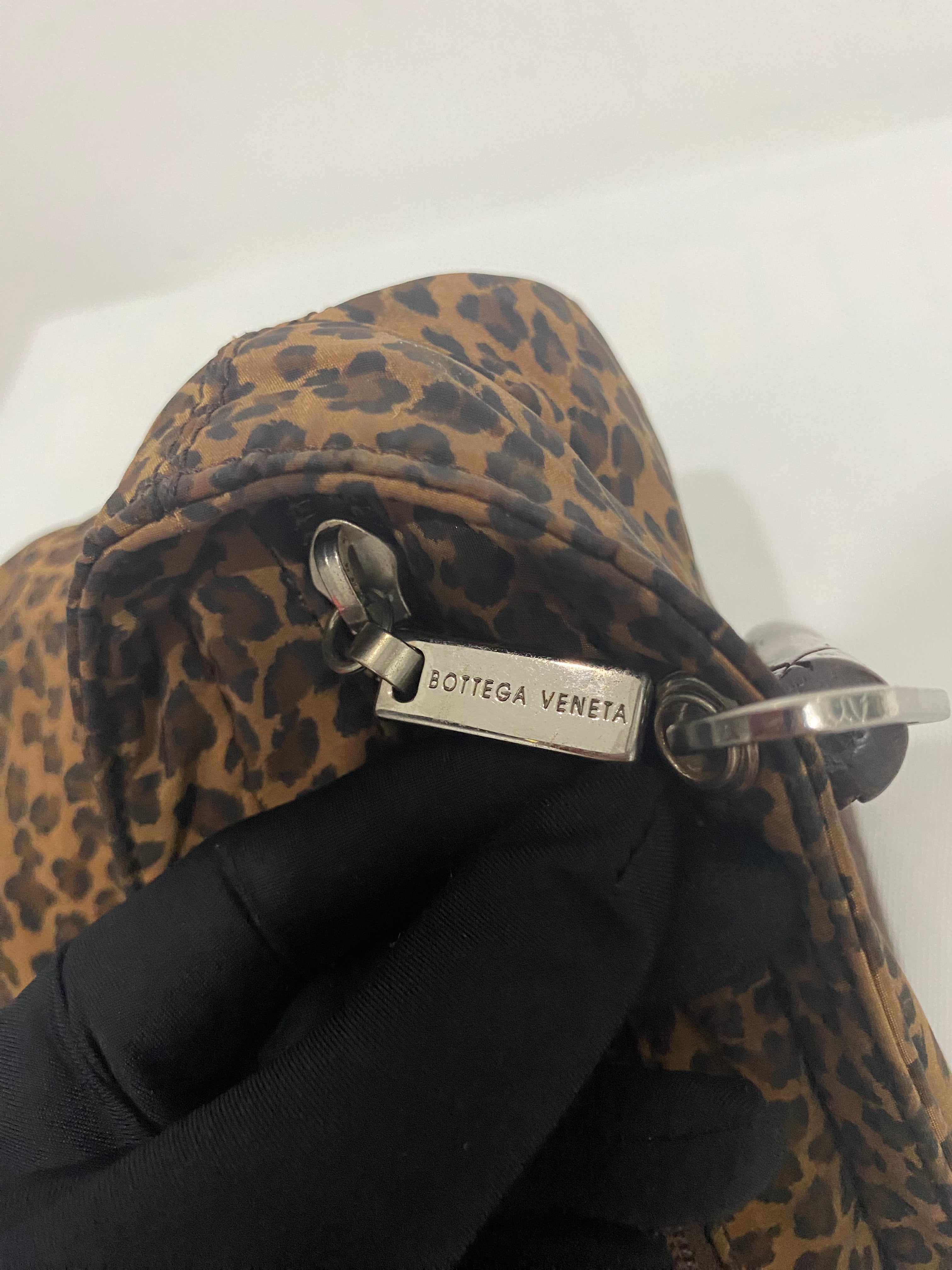 Bottega Veneta Leopard Print Hand Bag