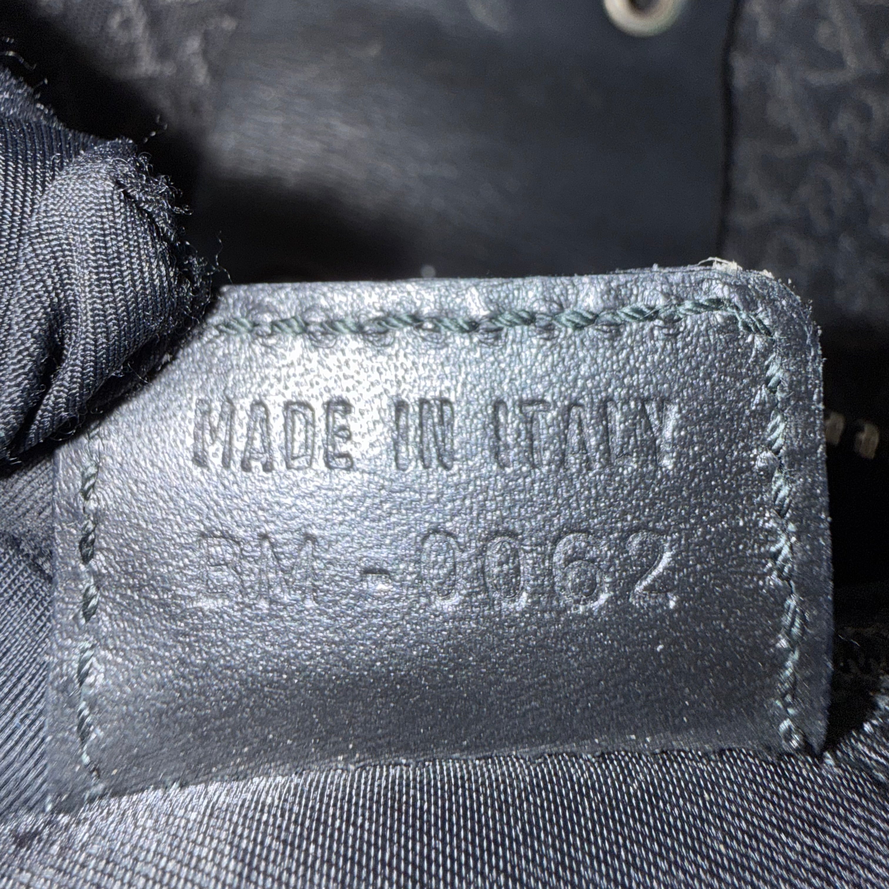 CHRISTIAN DIOR BLACK DIORISSIMO HALF MOON BAG