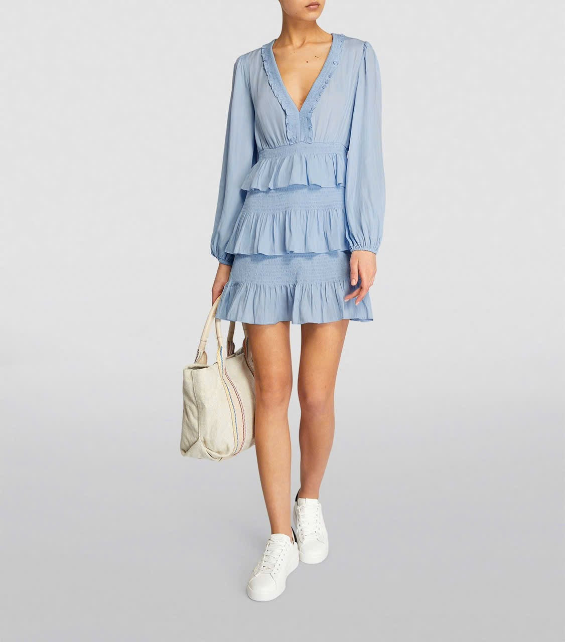 MAJE Ruffled Mini Dress
