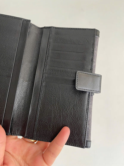 Dior Trotter Flight Line Denim Leather Wallet