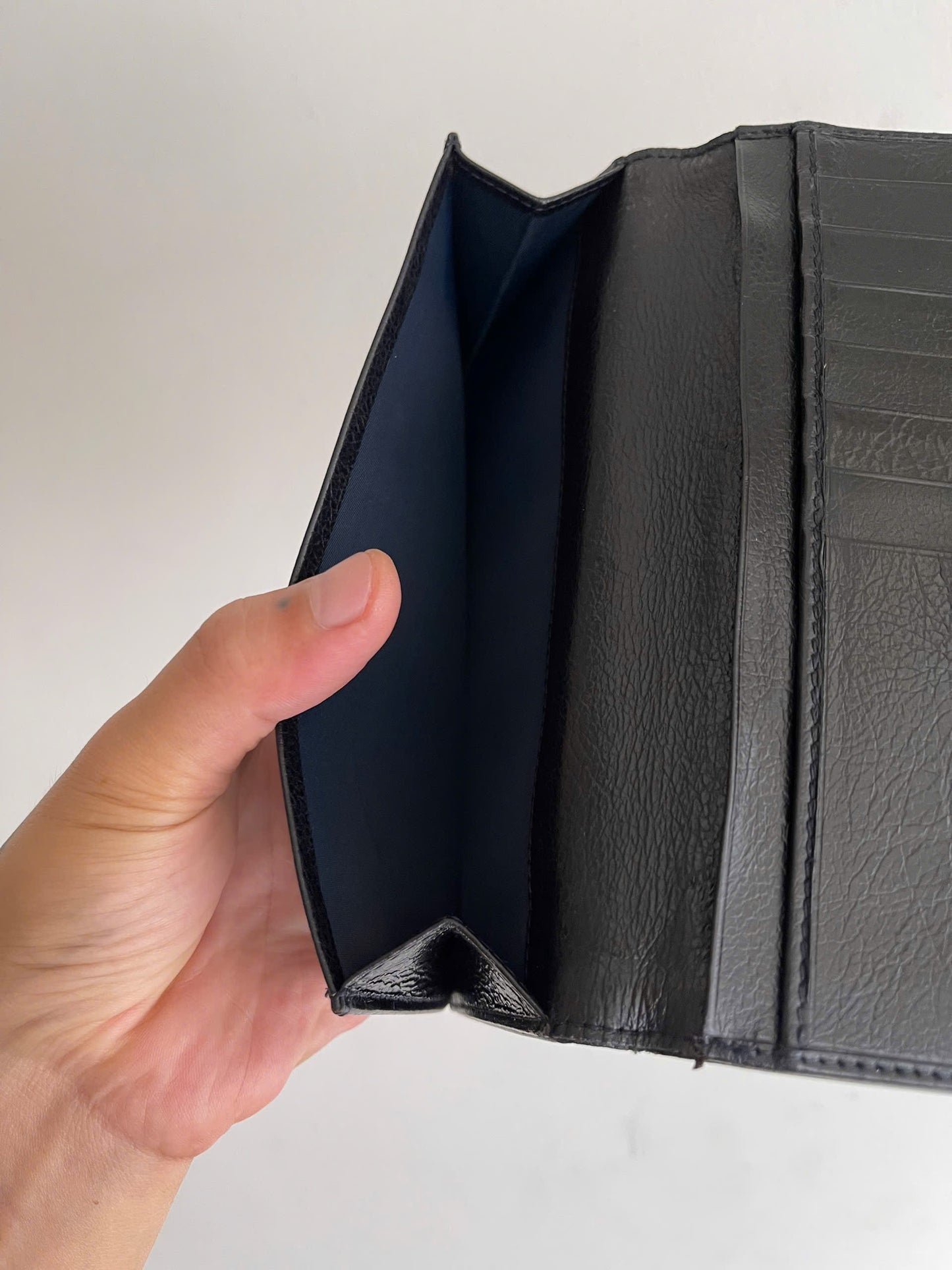 Dior Trotter Flight Line Denim Leather Wallet