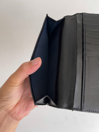 Dior Trotter Flight Line Denim Leather Wallet