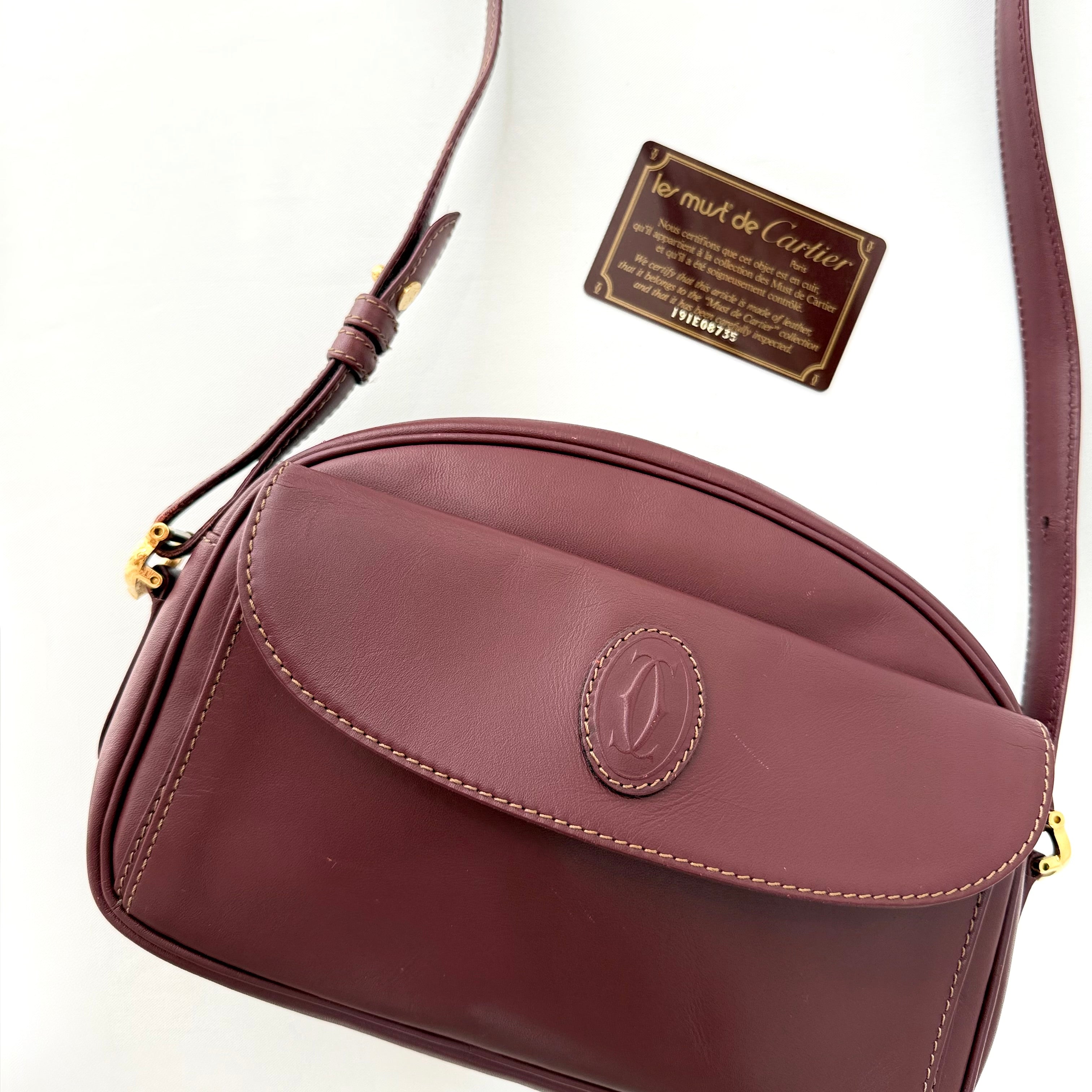 Cartier Must de Cartier Envelope Shoulder Bag