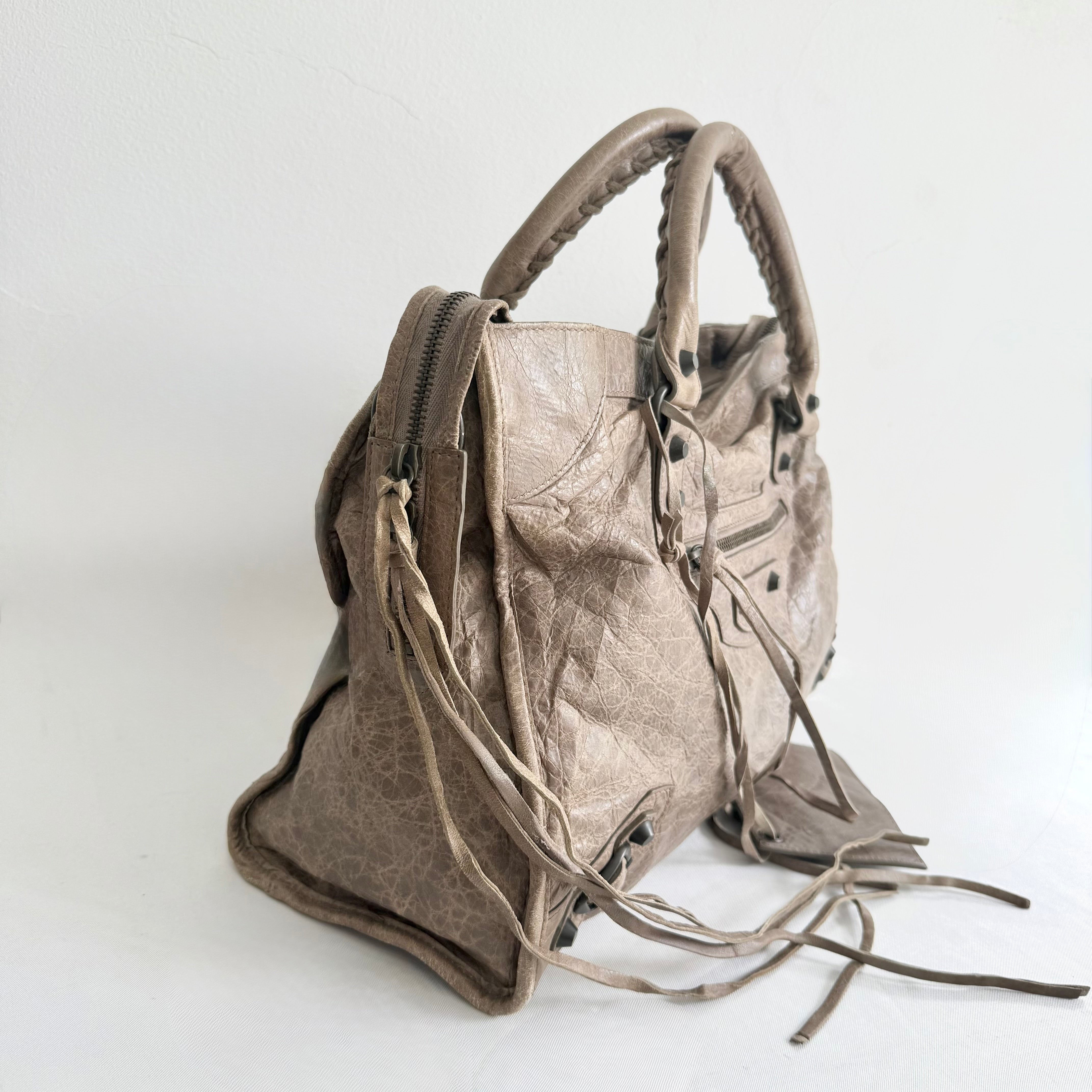 Balenciaga Le City Medium Bag in Light Brown