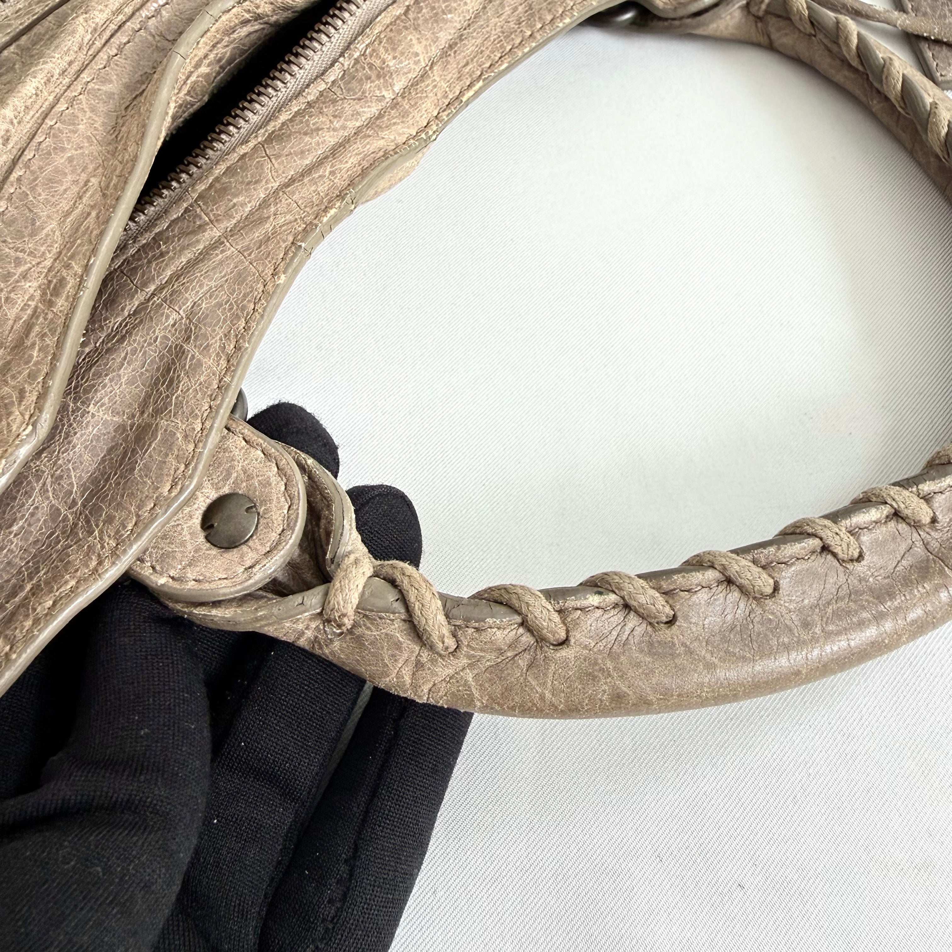 Balenciaga Le City Medium Bag in Light Brown