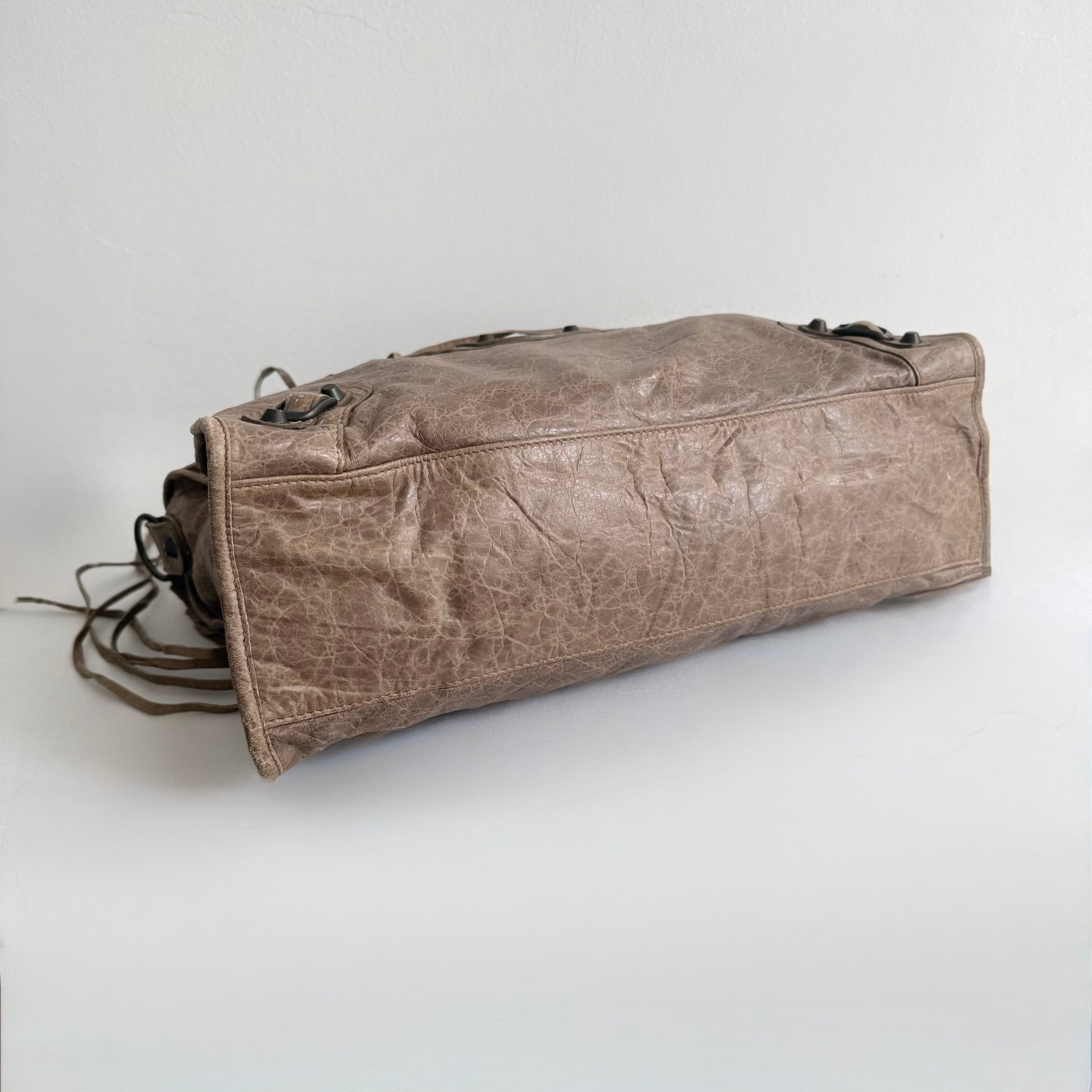 Balenciaga Le City Medium Bag in Light Brown