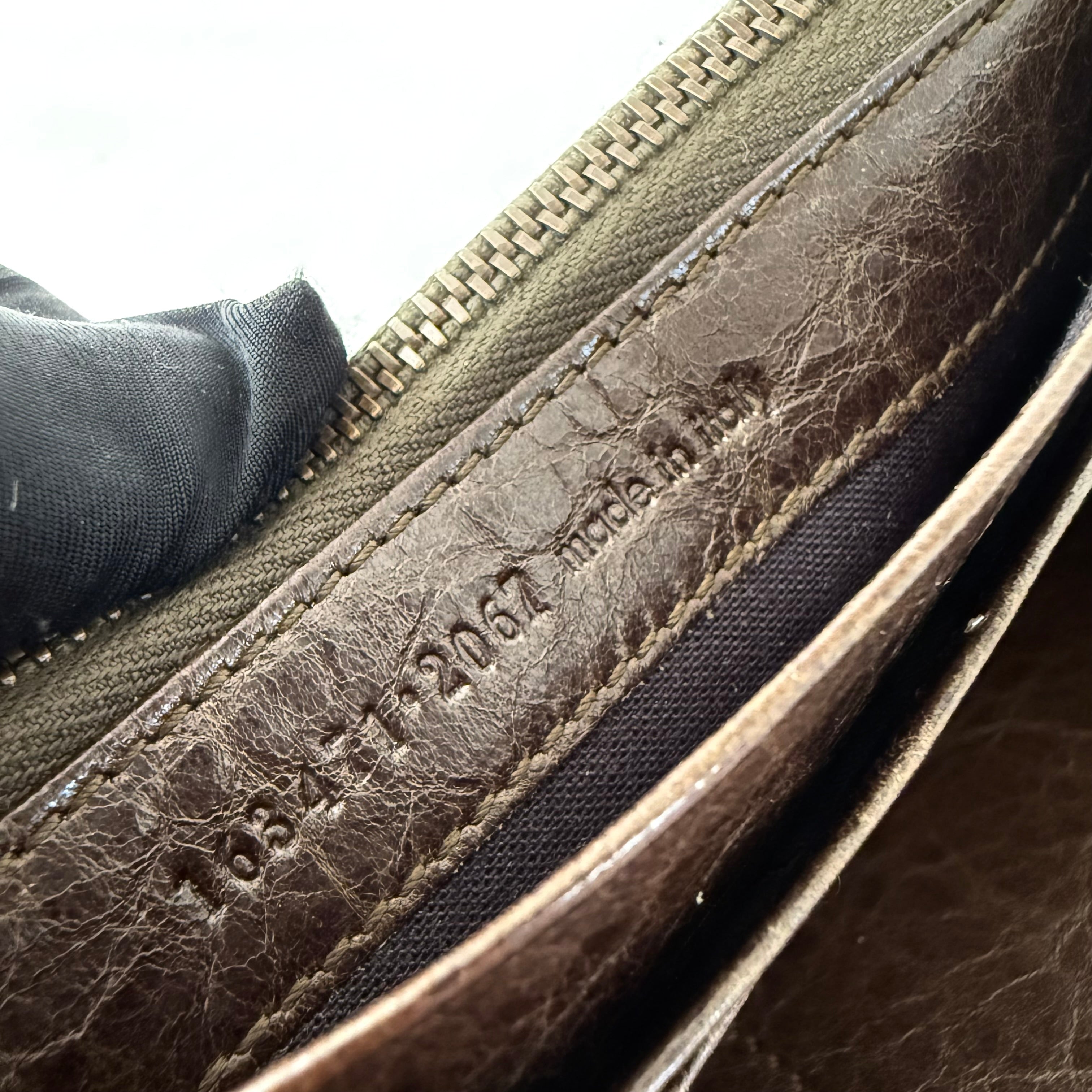 Balenciaga Le City Money Long Wallet in Brown