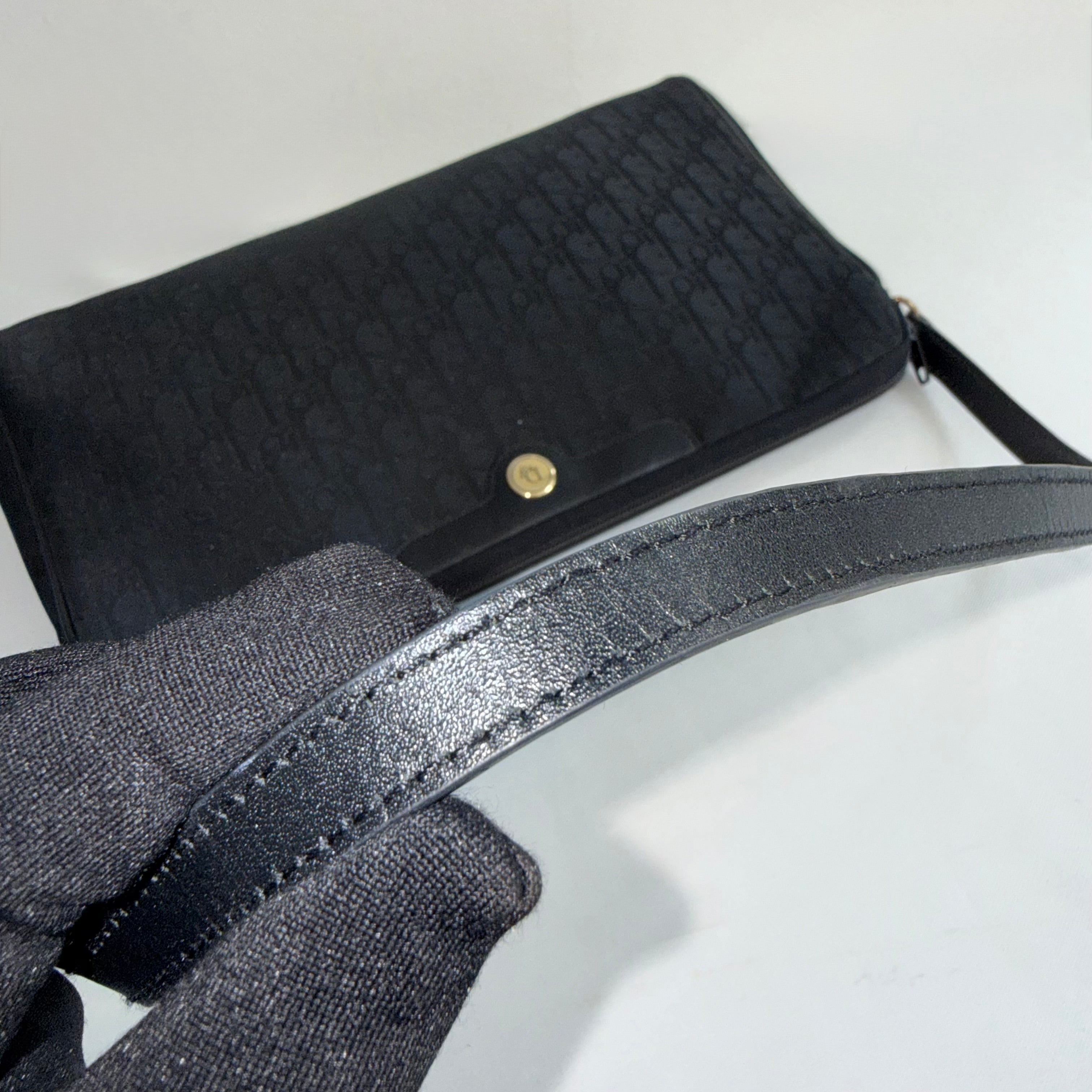 Christian Dior Trotter Monogram Clutch