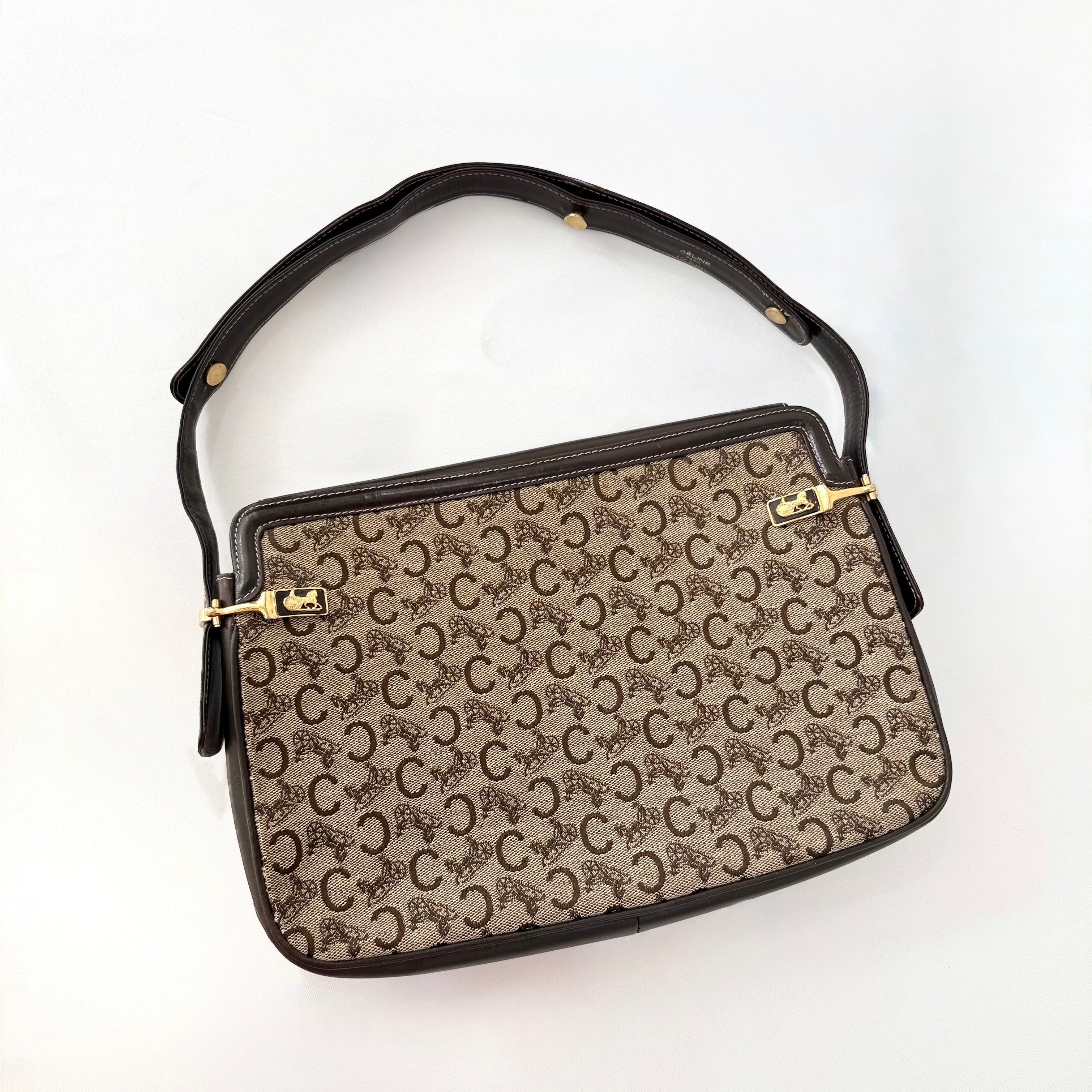 CELINE Vintage Sulky Horse Carriage Monogram