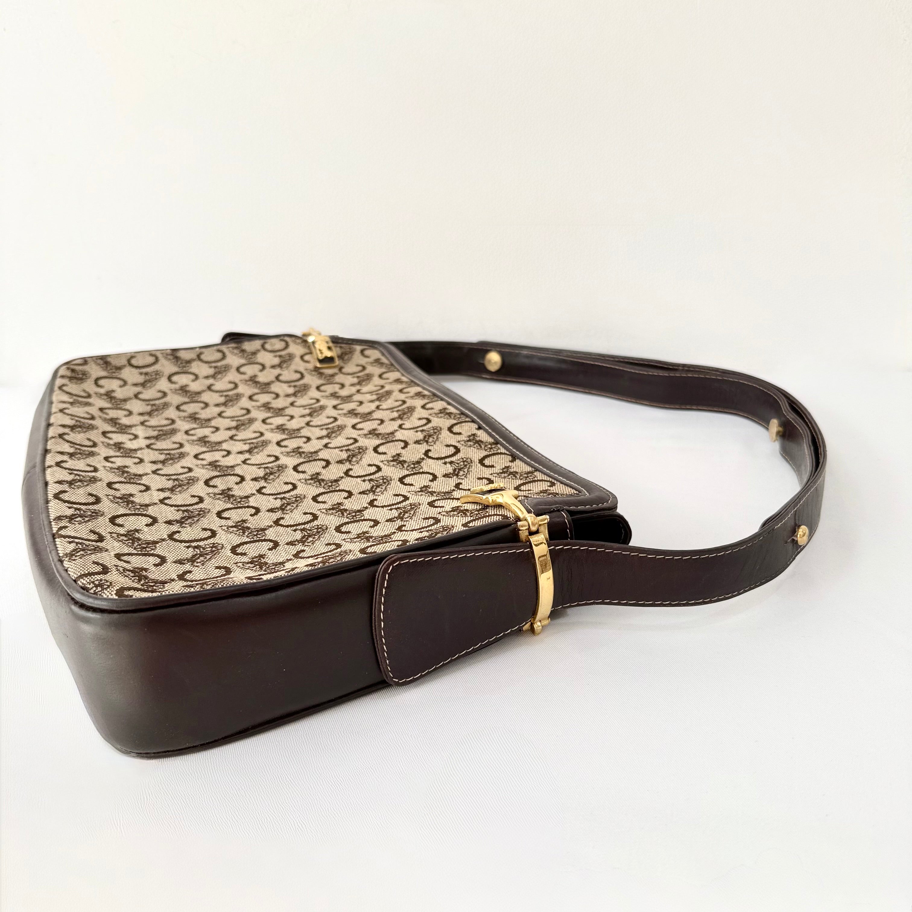 CELINE Vintage Sulky Horse Carriage Monogram