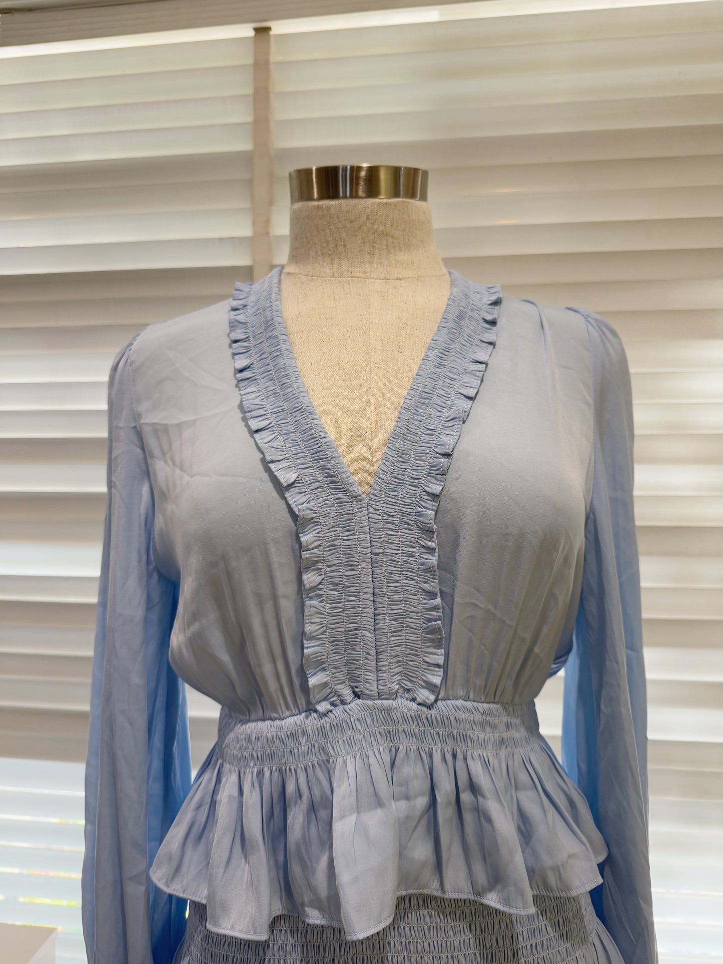 MAJE Ruffled Mini Dress