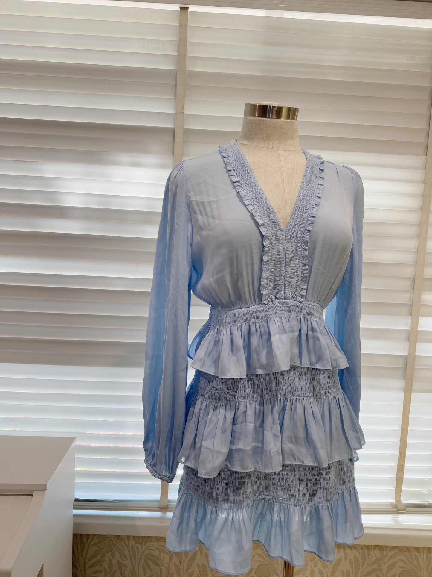 MAJE Ruffled Mini Dress