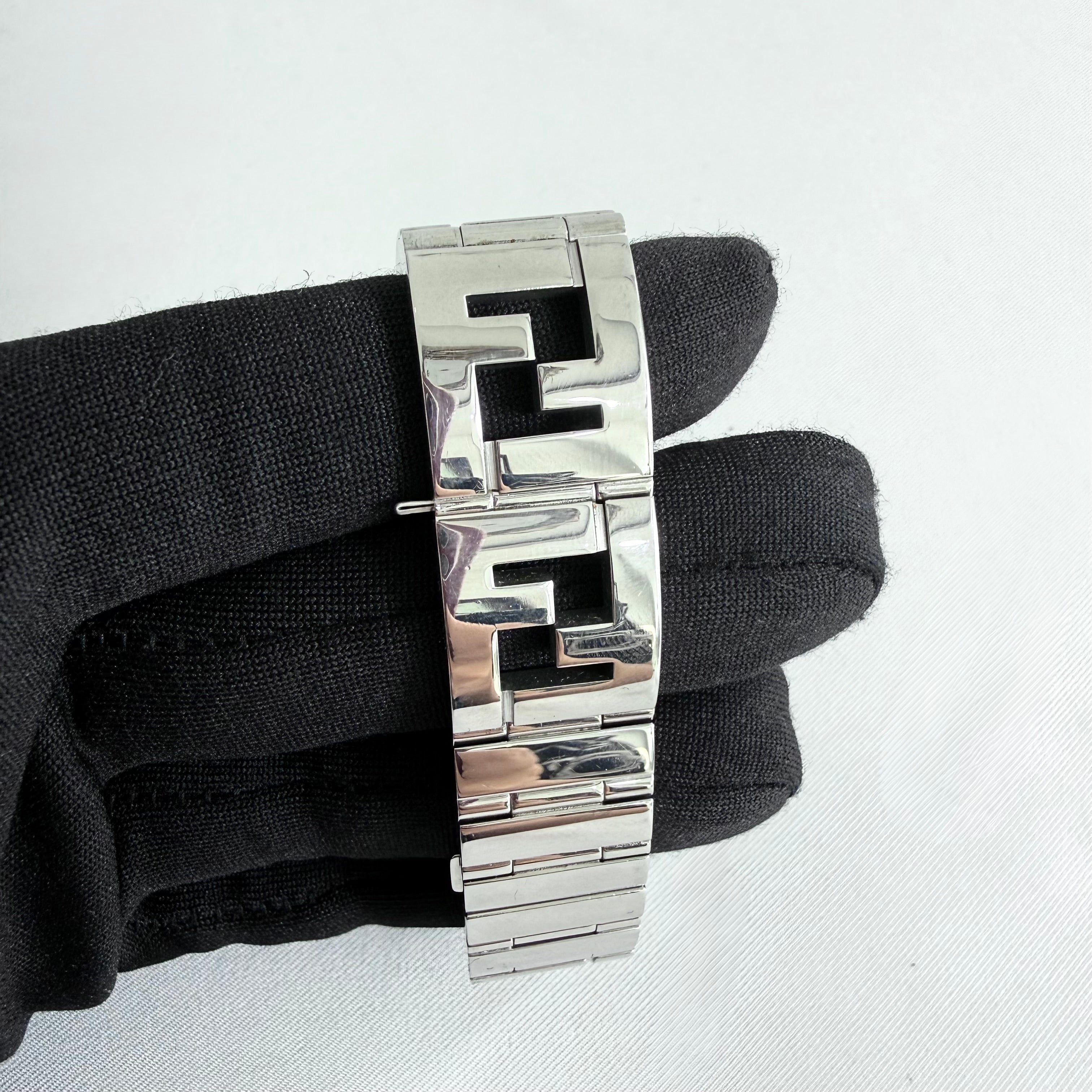 Fendi Stainless Steel Quadro Watch