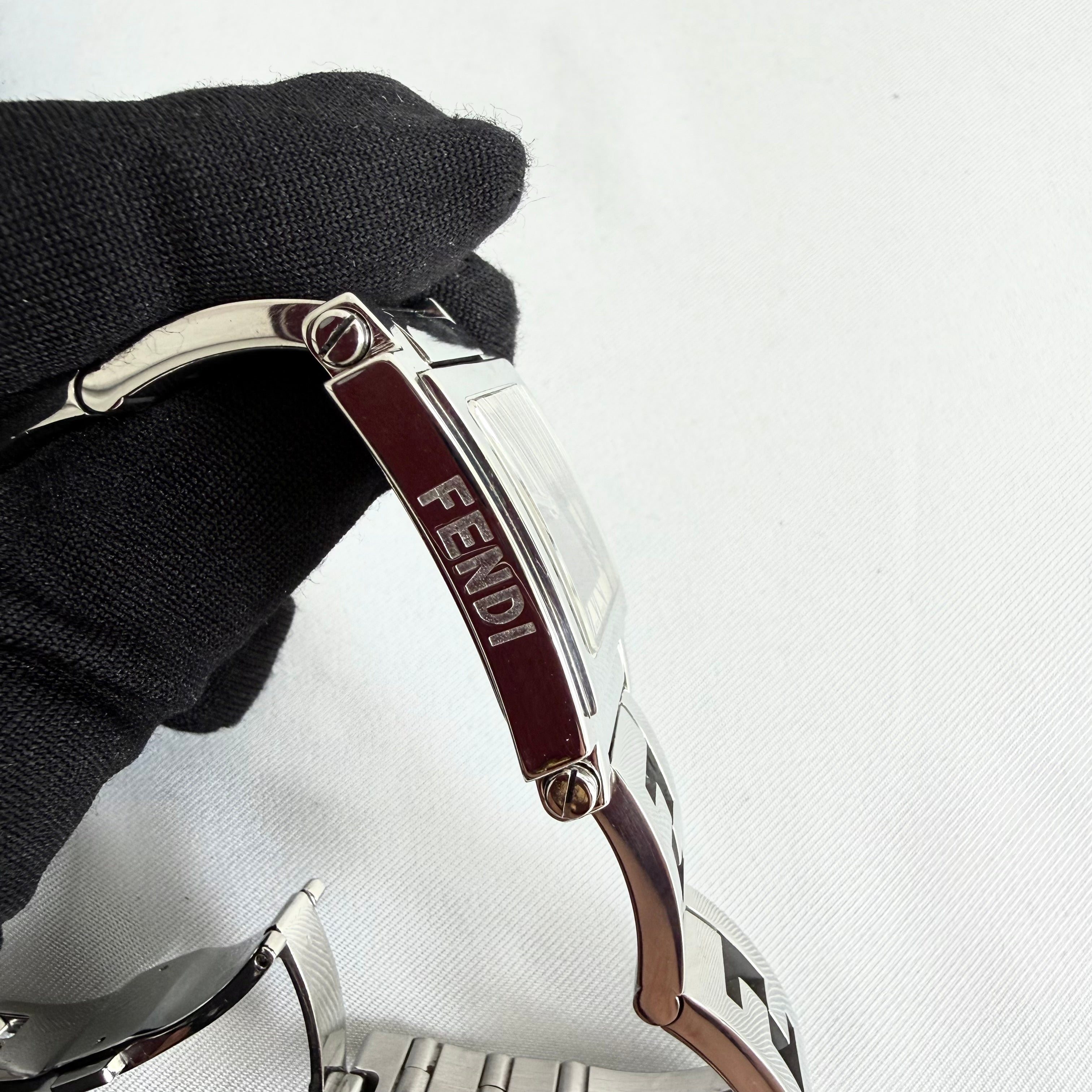 Fendi Stainless Steel Quadro Watch
