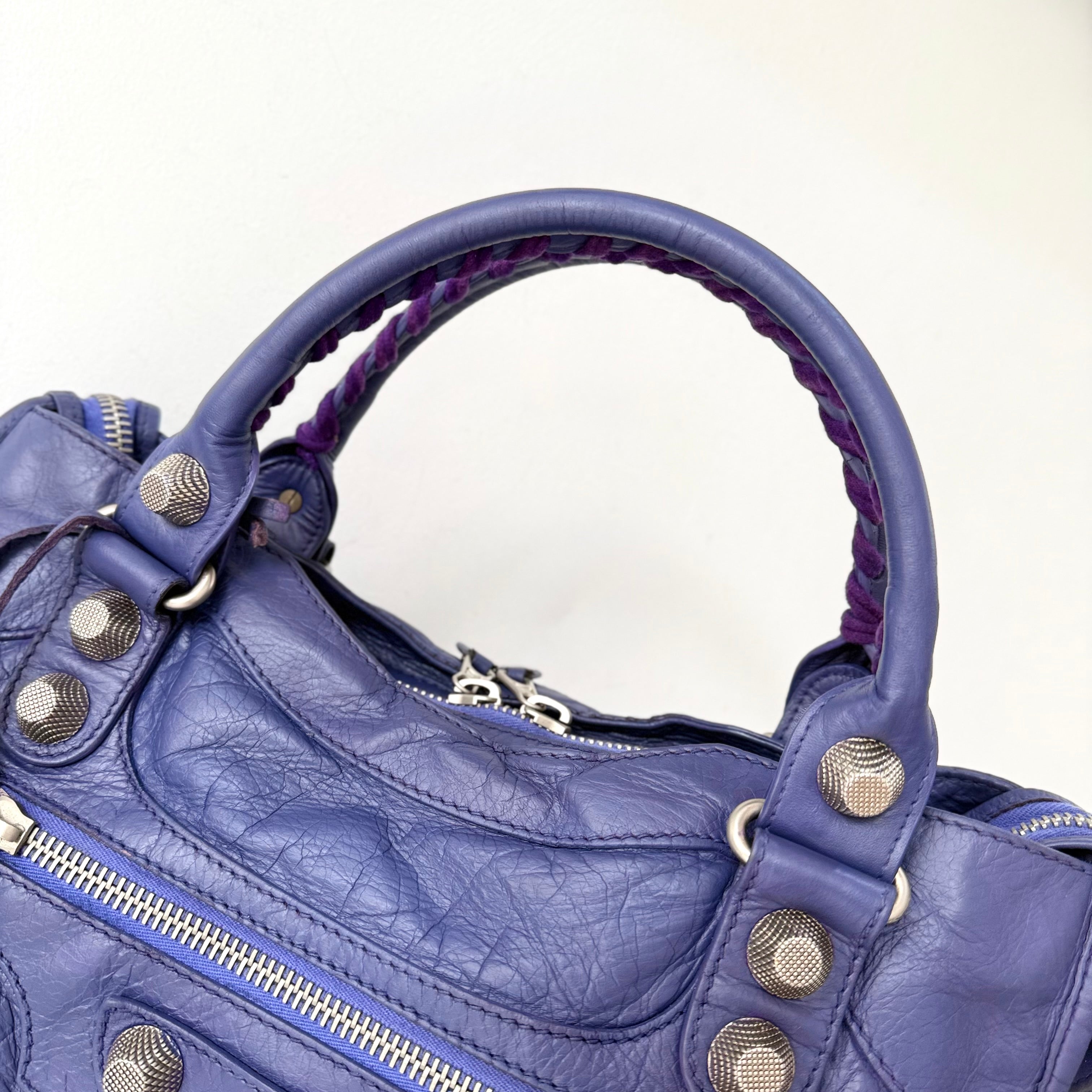 Balenciaga City Giant Studs Bag Leather Medium