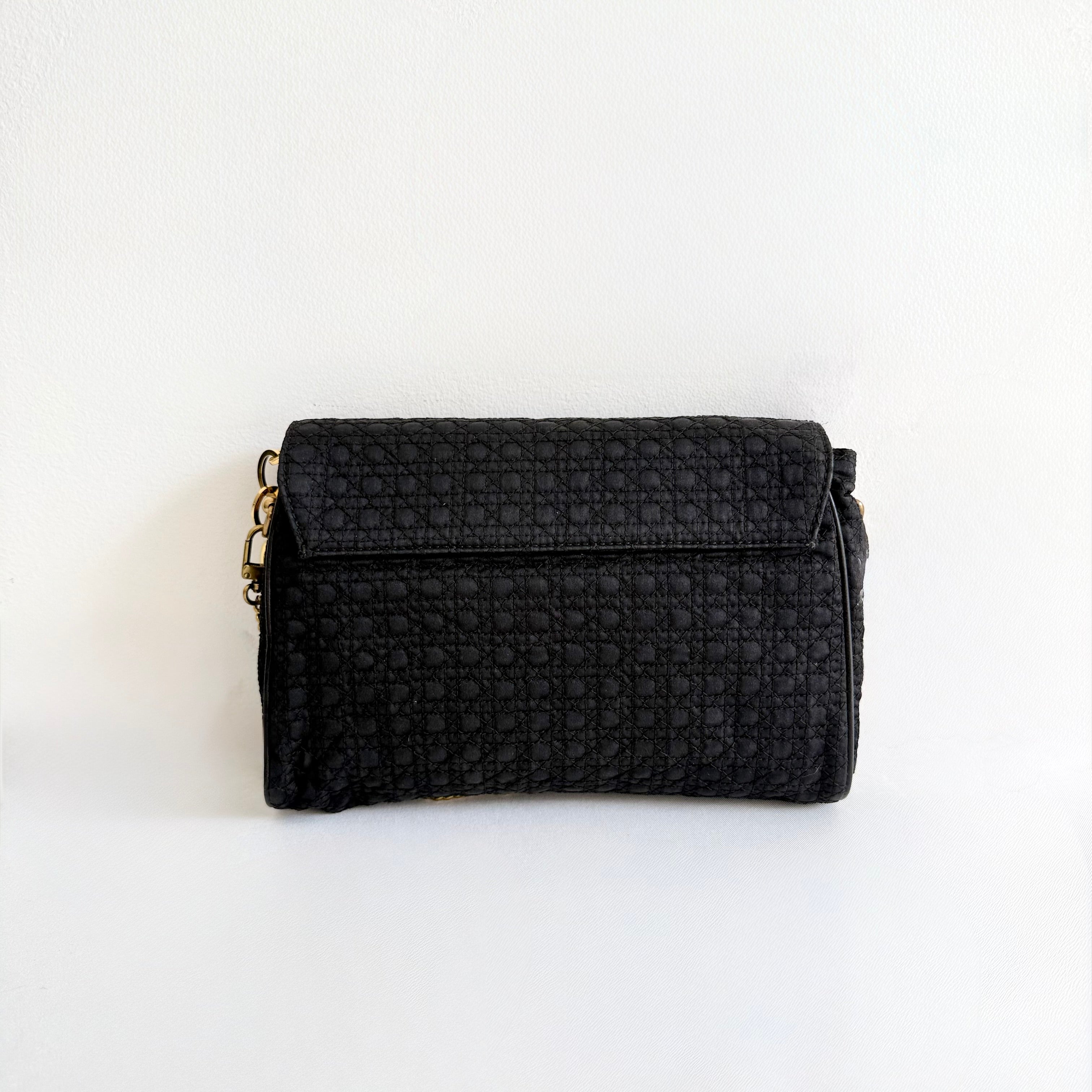 Christian Dior Cannage Logo Charm Nylon Chain