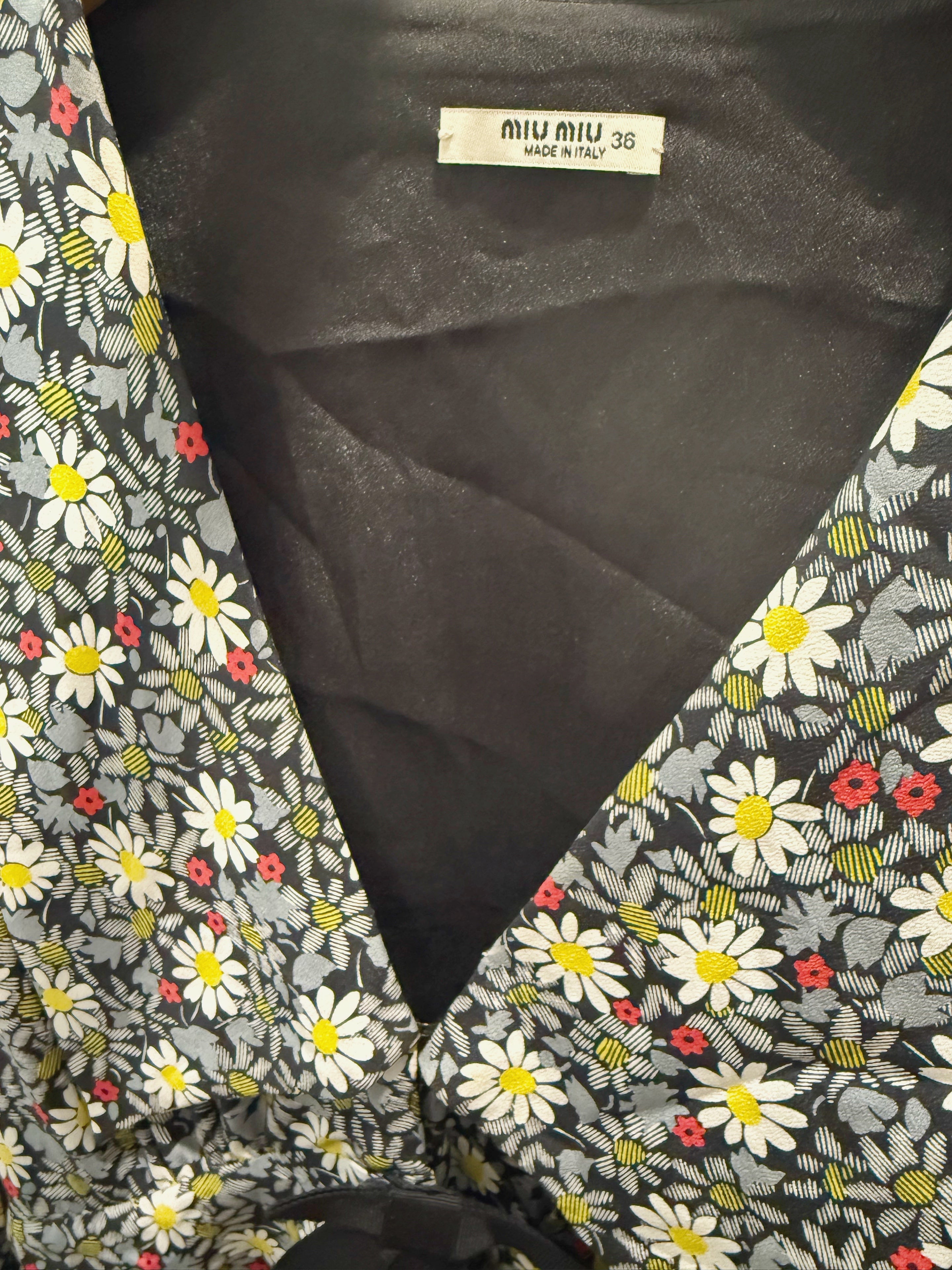 Miu Miu floral-print mini dress