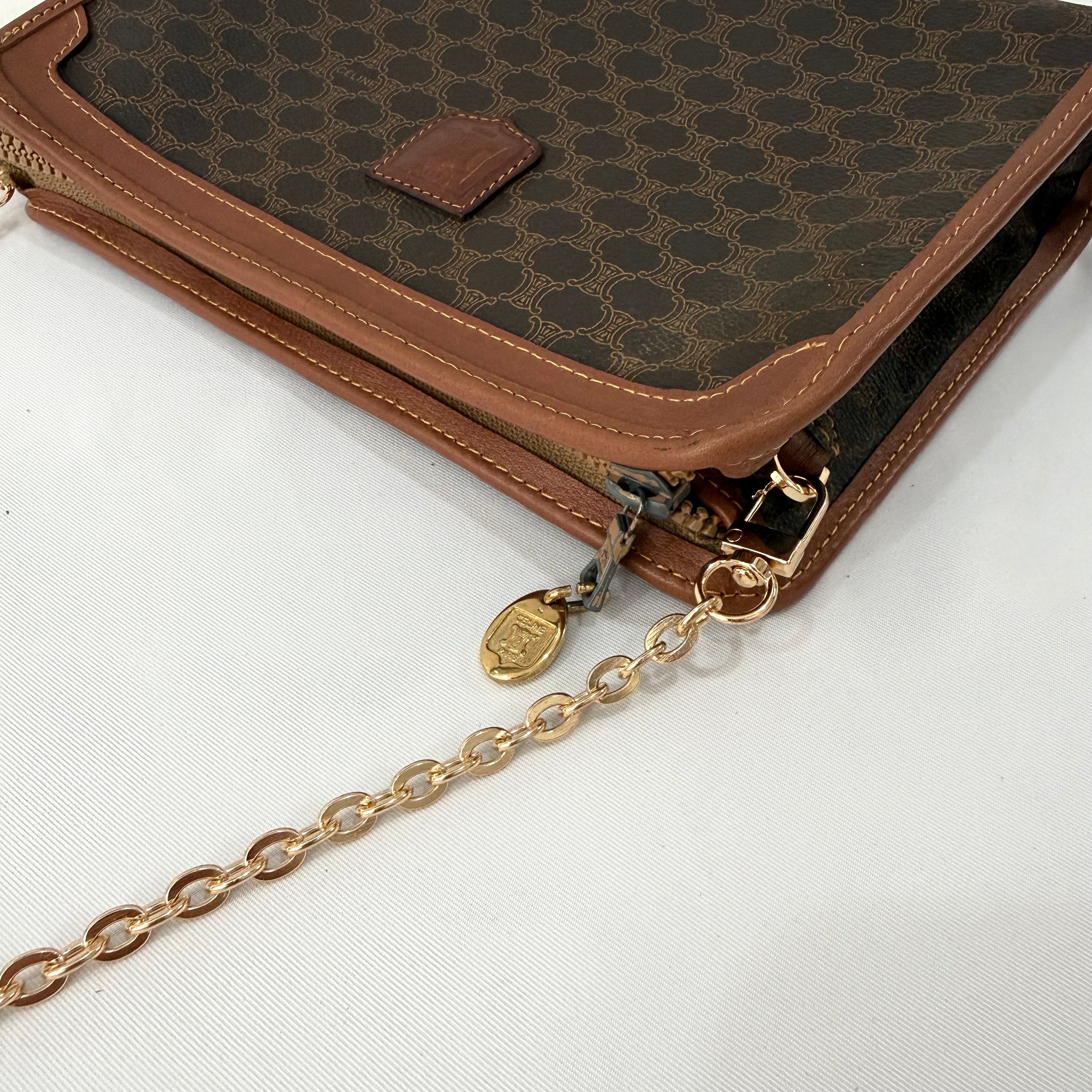 Celine Vintage Triomphe Clutch