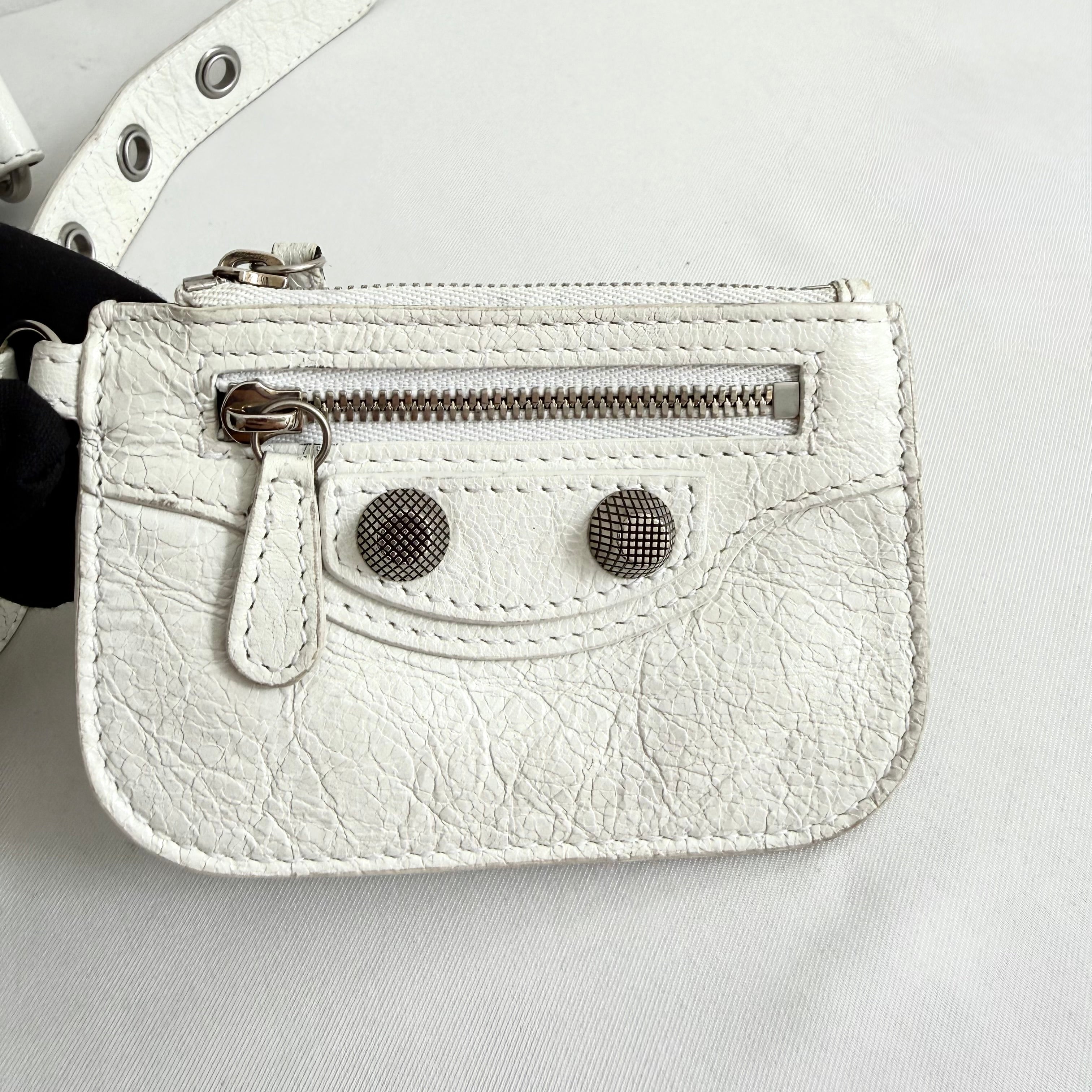 Balenciaga Cagole Shoulder Bag Xs in White
