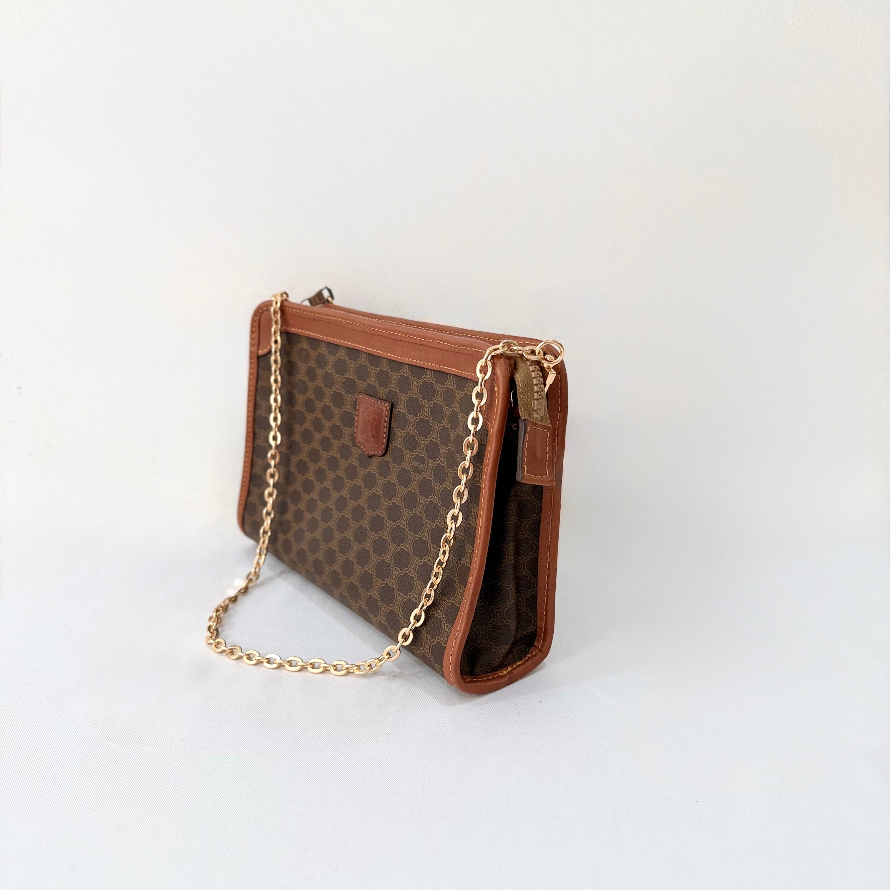 Celine Vintage Triomphe Clutch